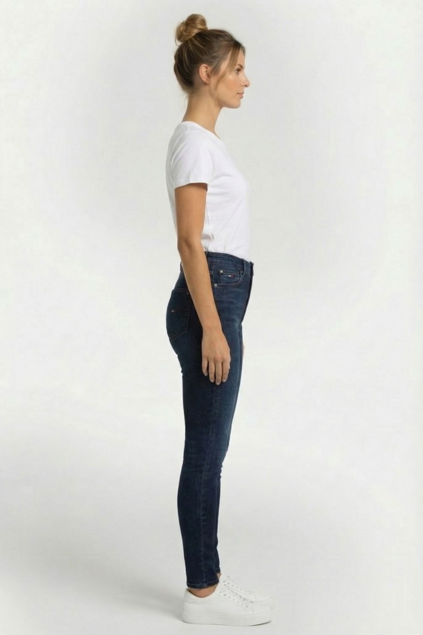 SYLVIA SKINNY JEANS DENIM BLUE BLACK 3