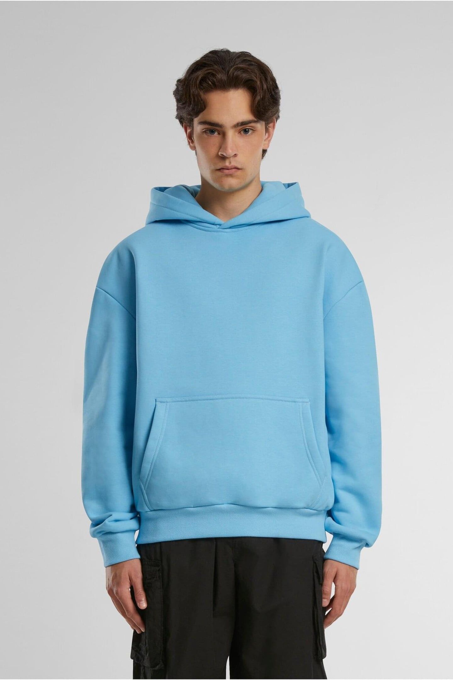 ULTRA HEAVY OVERSIZED HOODY BALTICBLUE 2