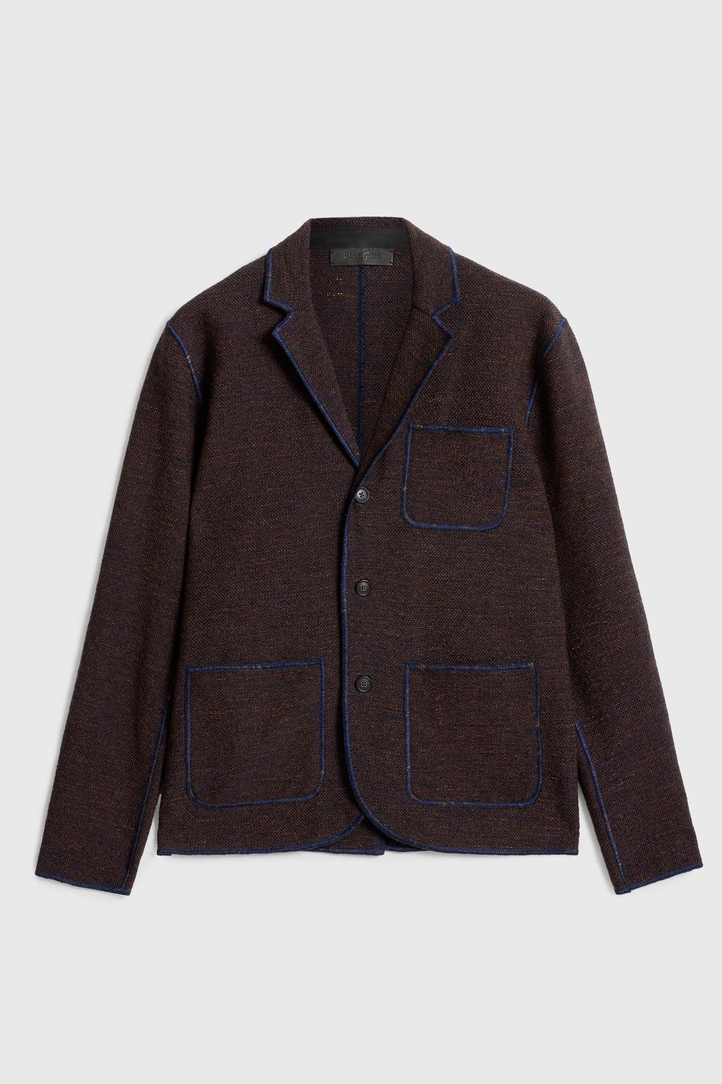 ADRIANO REGULAR FIT BLAZER CARDIGAN JKT LAKE BLUE 2