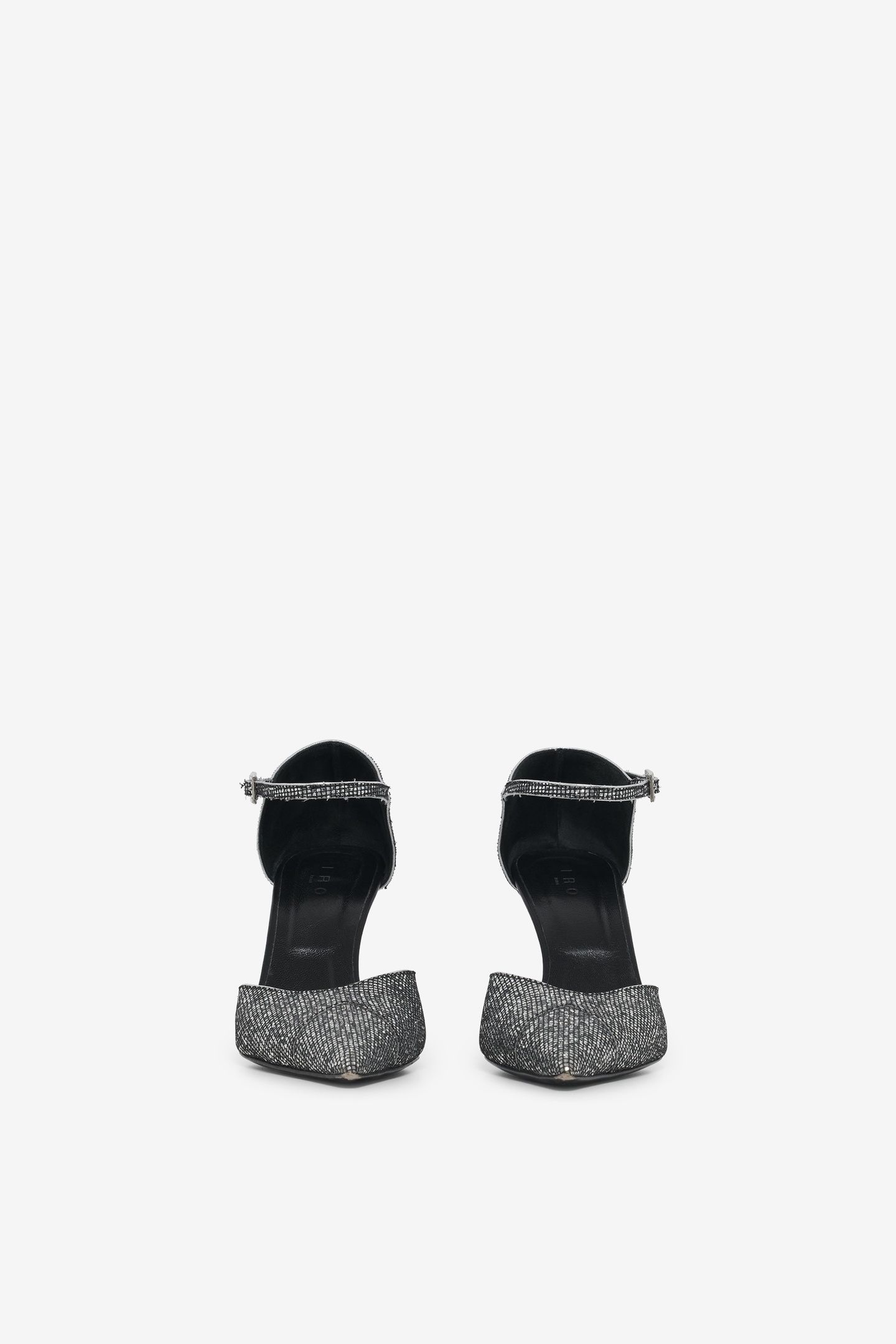 ZANIAH GLITTER PUMPS BLACK/SILVER 3