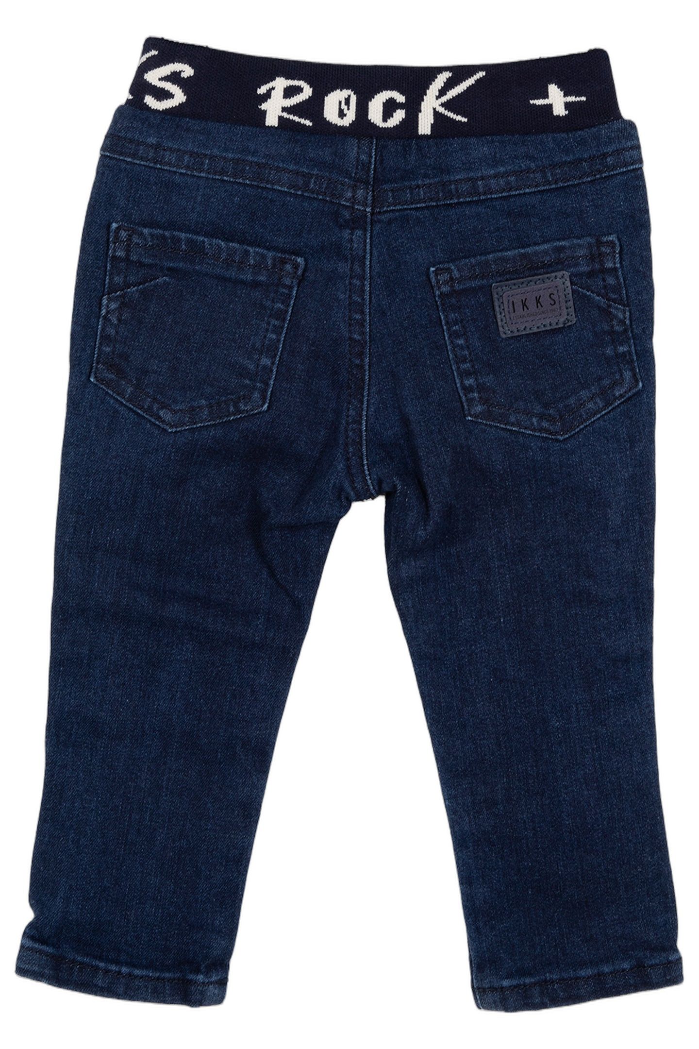 VINTAGE BLUE JEANS WITH A MESSAGE AND ORGANIC COTTON BELT FO 2