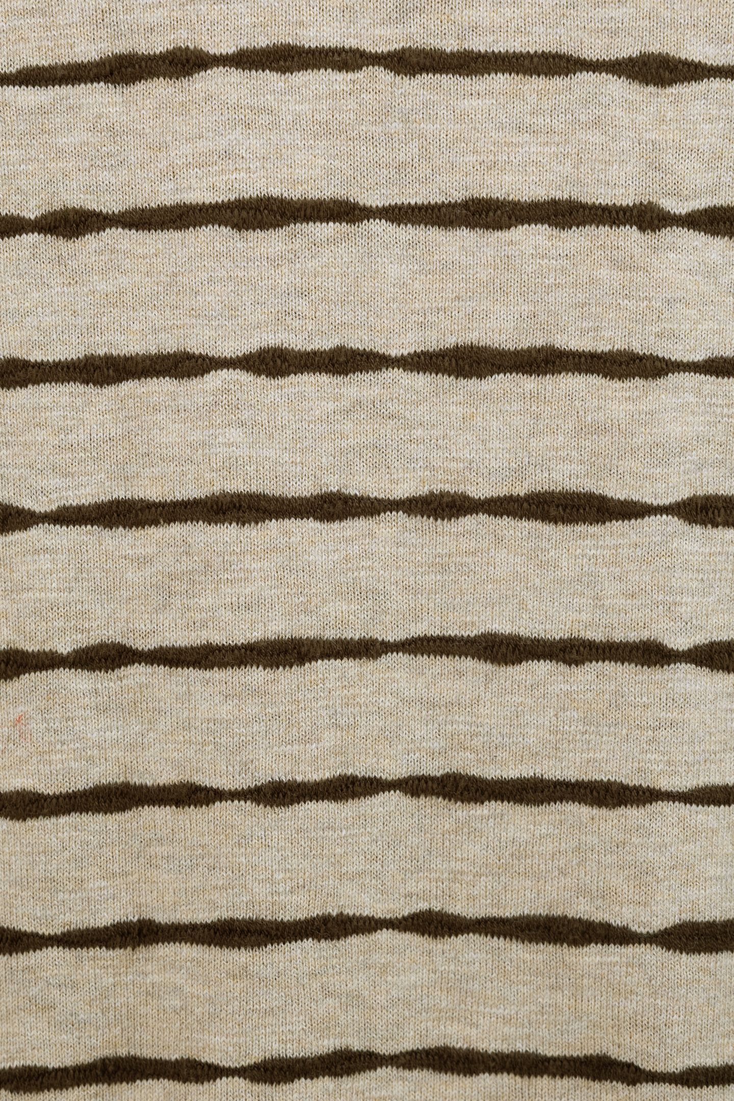BEIGE FINE KNIT SAILOR SWEATER, KHAKI STRIPES 2