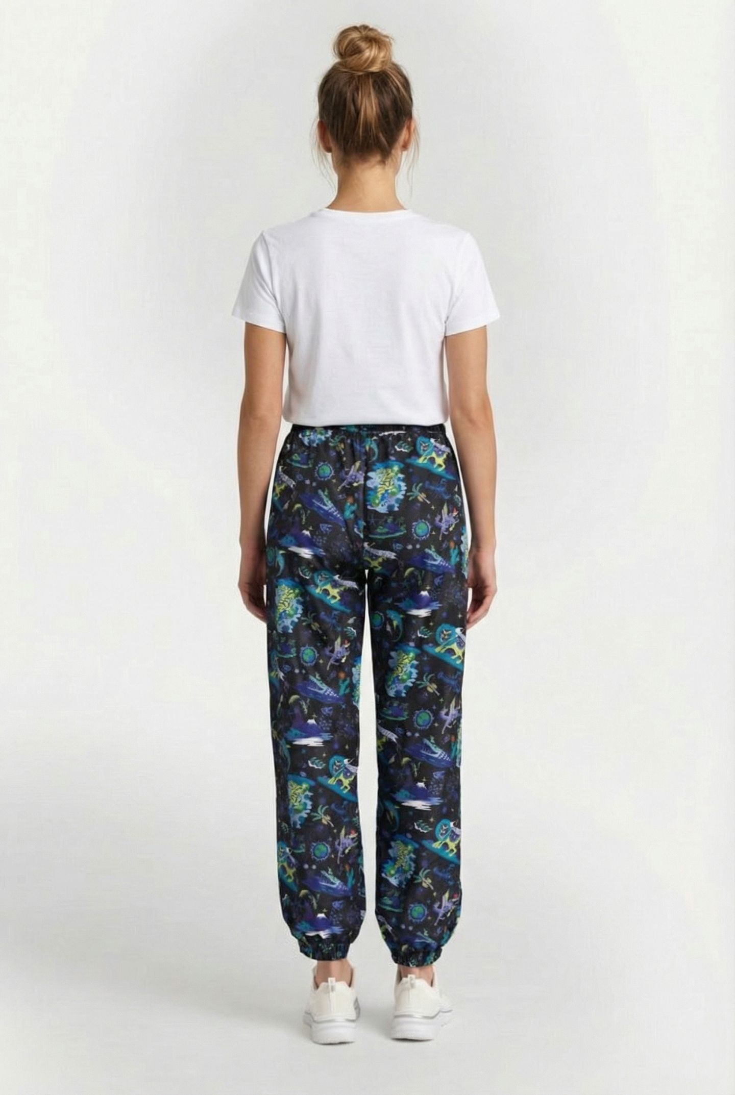 WOMEN'S ARENA FUN PLANET PANT BLACK MULTI 2