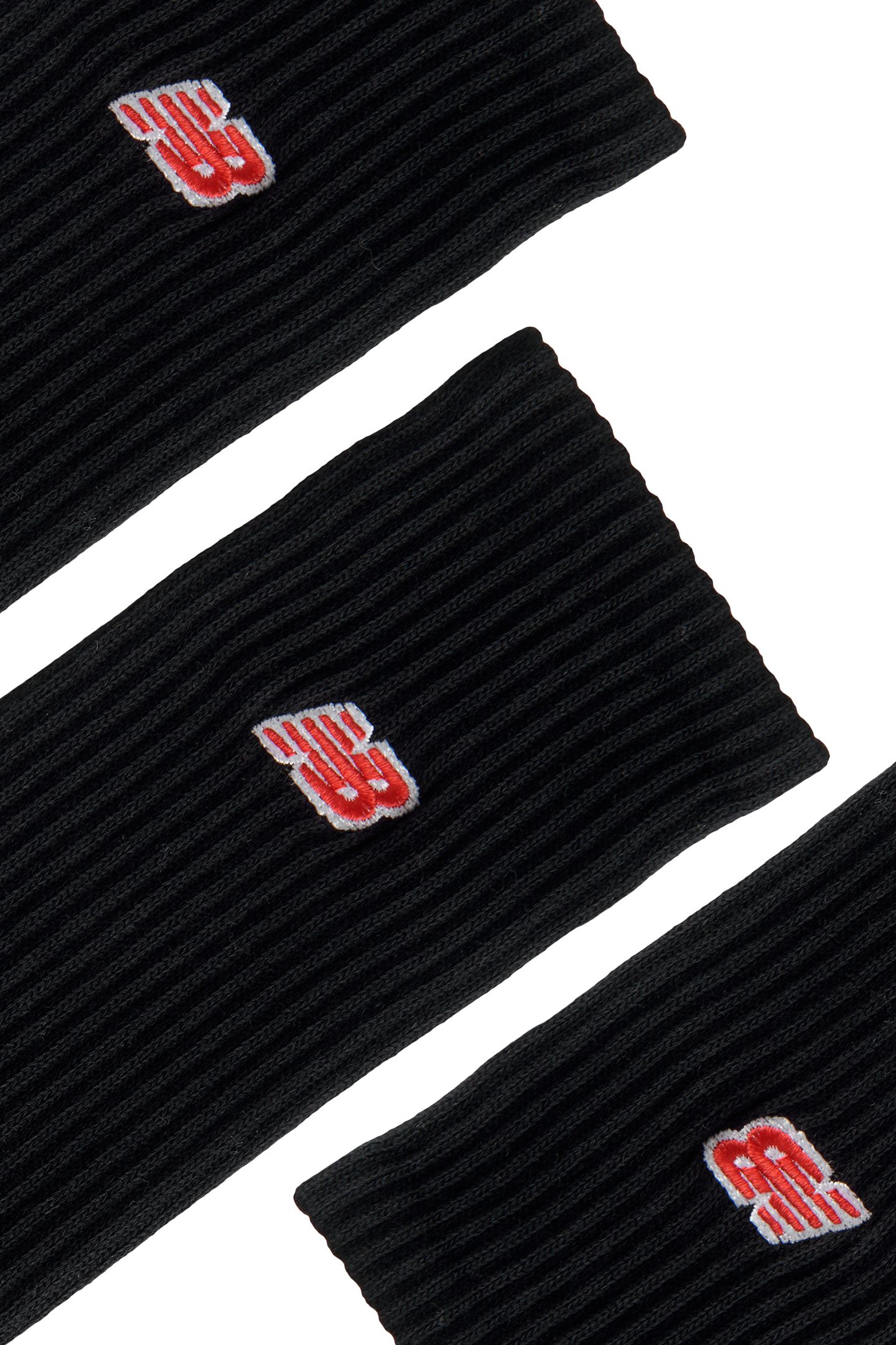 UNISEX NB PATCH LOGO CREW 3 PAIRS BLACK 2