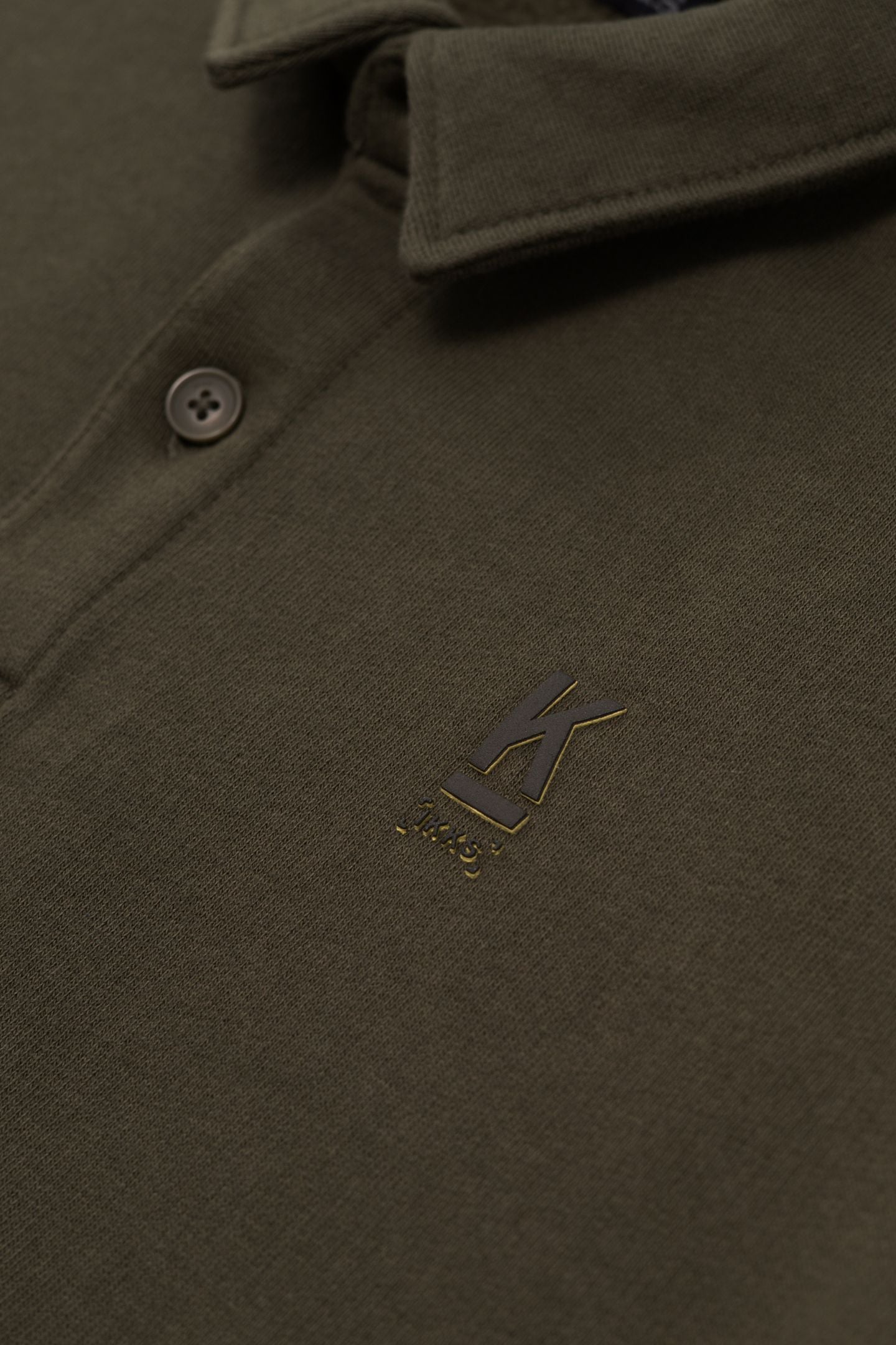 BOY'S KHAKI SWEATSHIRT WITH XL SLOGAN EMBROIDERED ON BACK 5