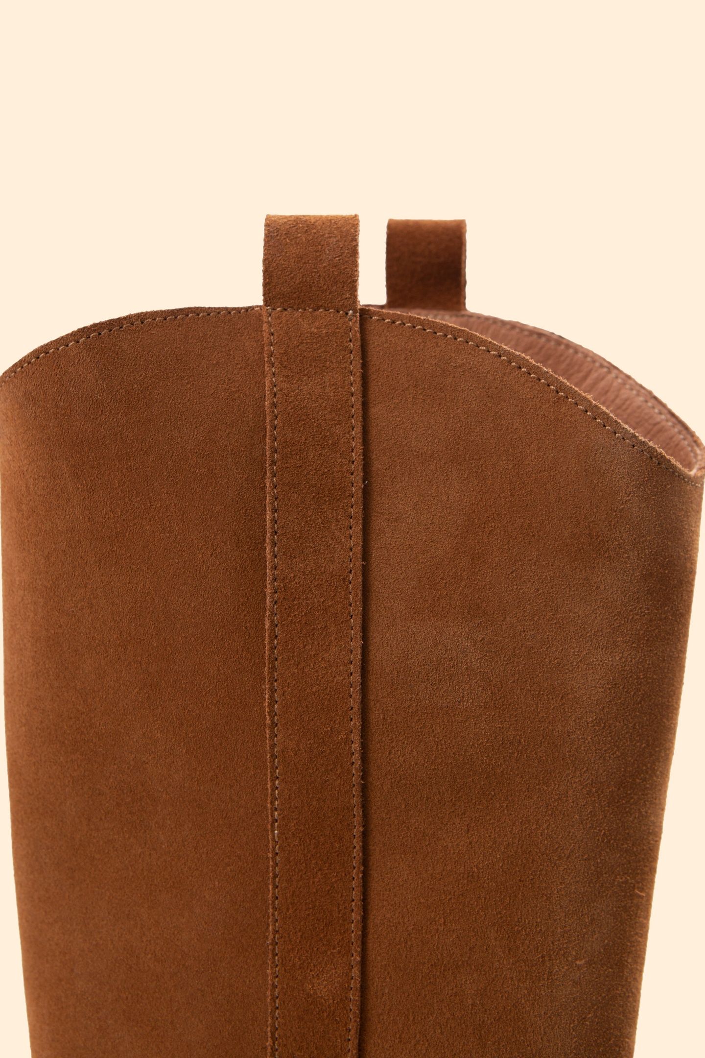 CAMEL SUEDE COWBOY BOOTS CAMEL 7