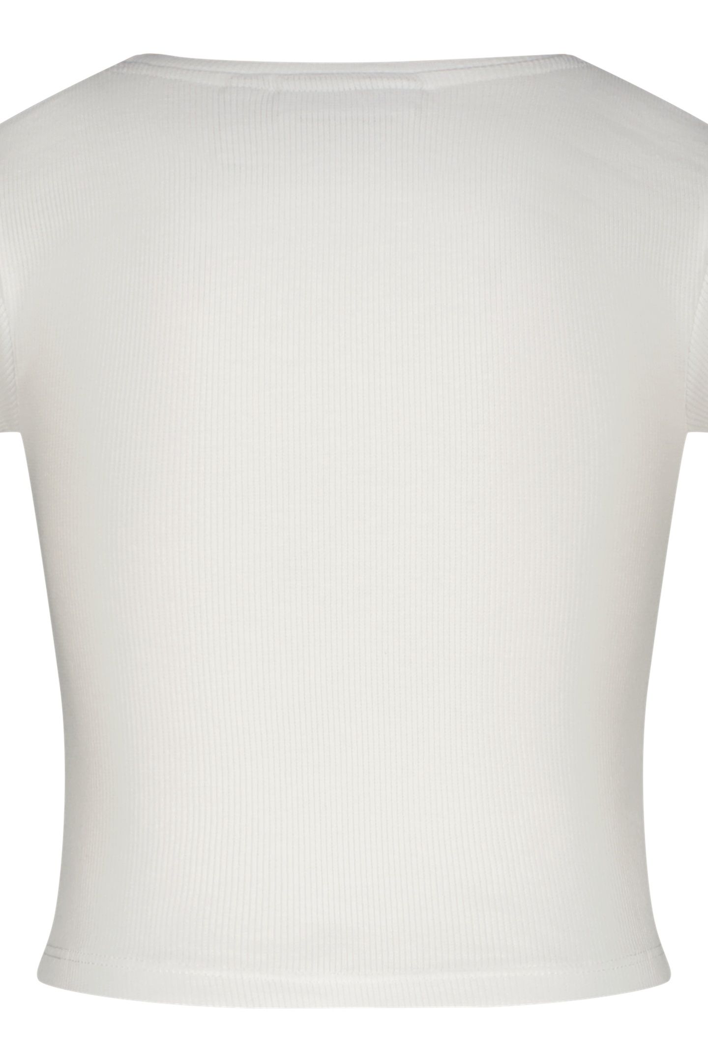 BASIC-CROP RIB TEE REAL WHITE 2