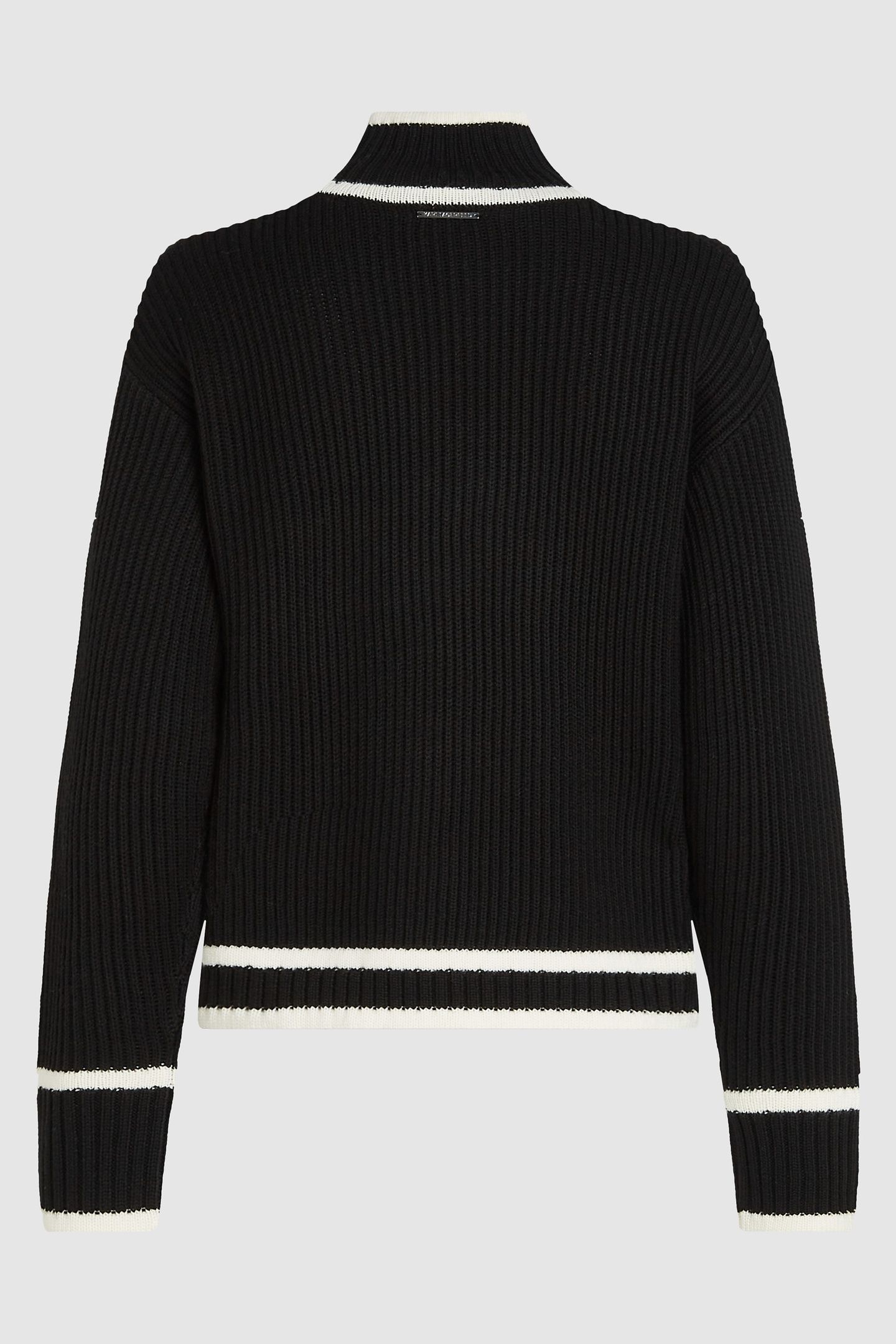 BLACK SOUTACHE AUTOGRAPH KNIT 6