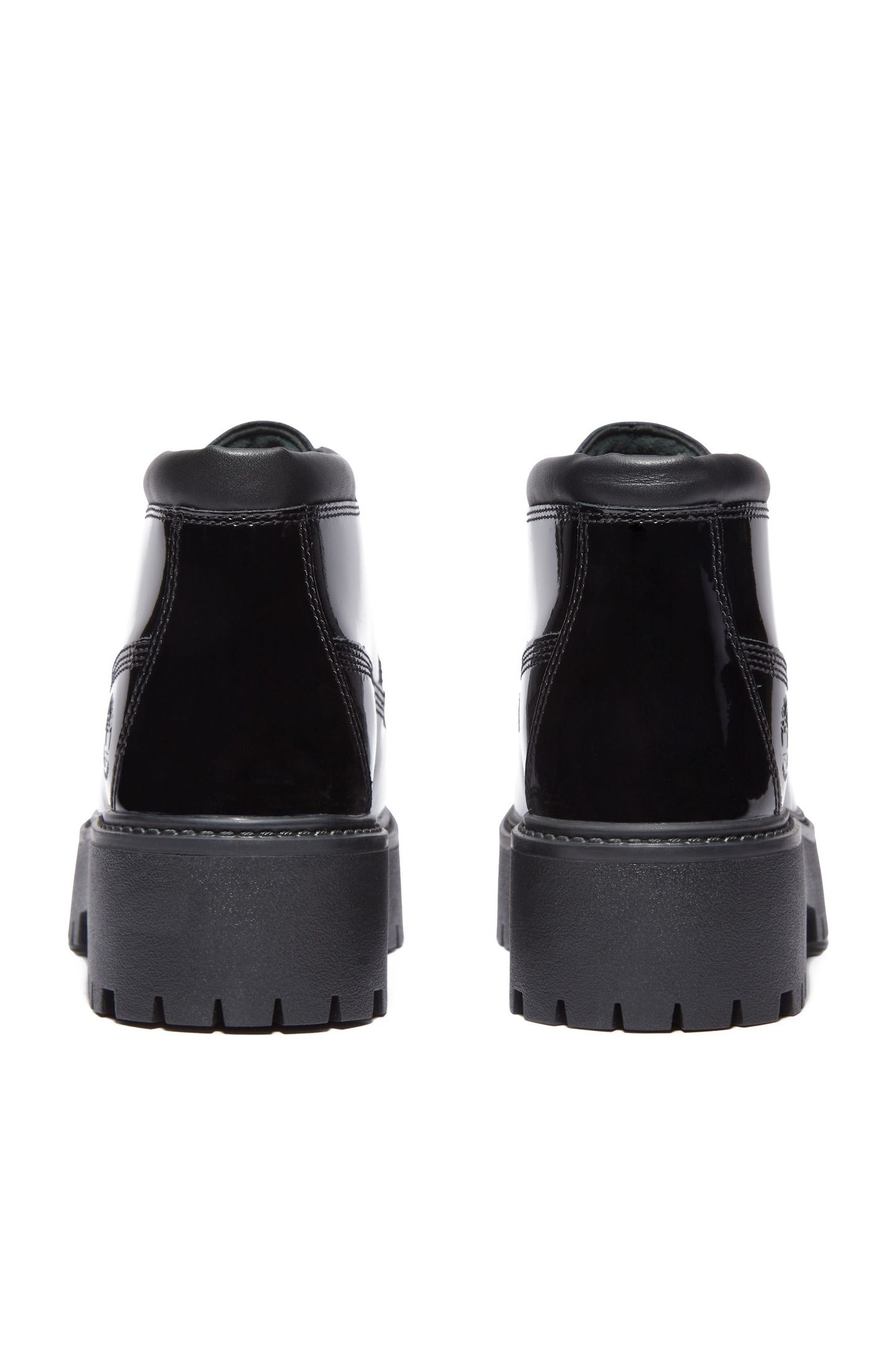STONE STREET MID LACE UP WATERPROOF BOOT BLACK PATENT LEATHE 4