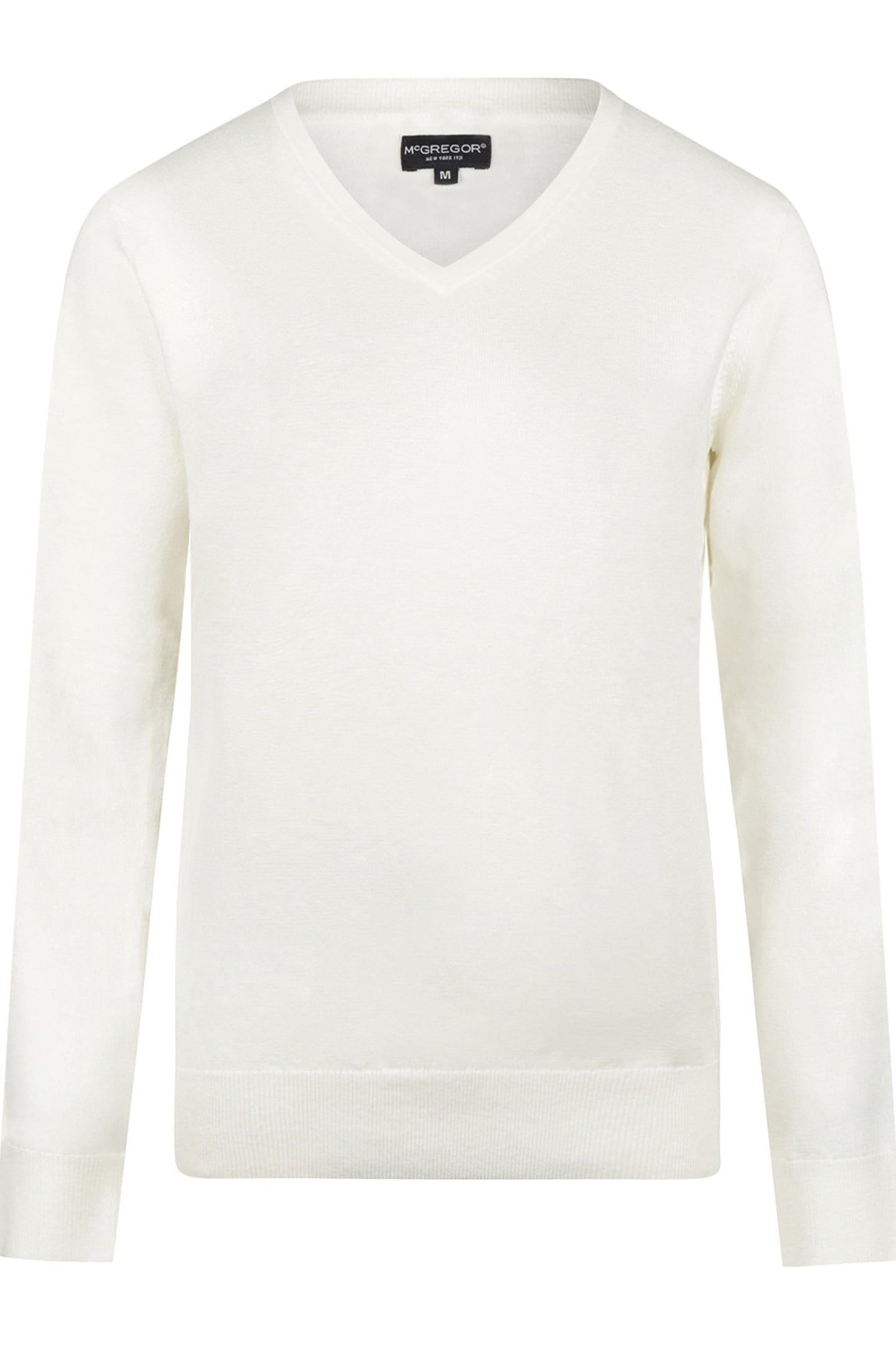 V-NECK SWEATER OFF WHITE 1