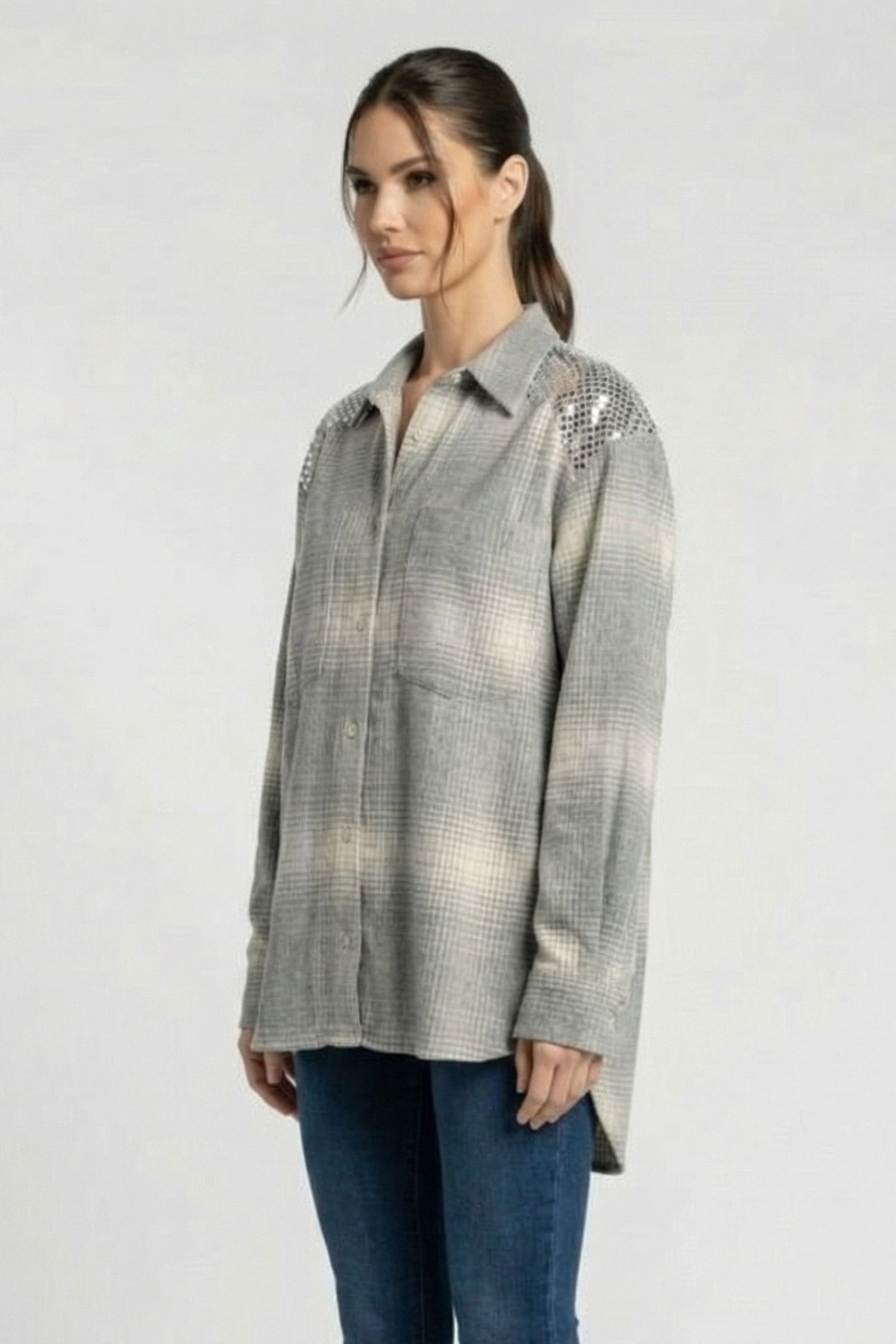JOYE SHIRT LIGHT GREY 3