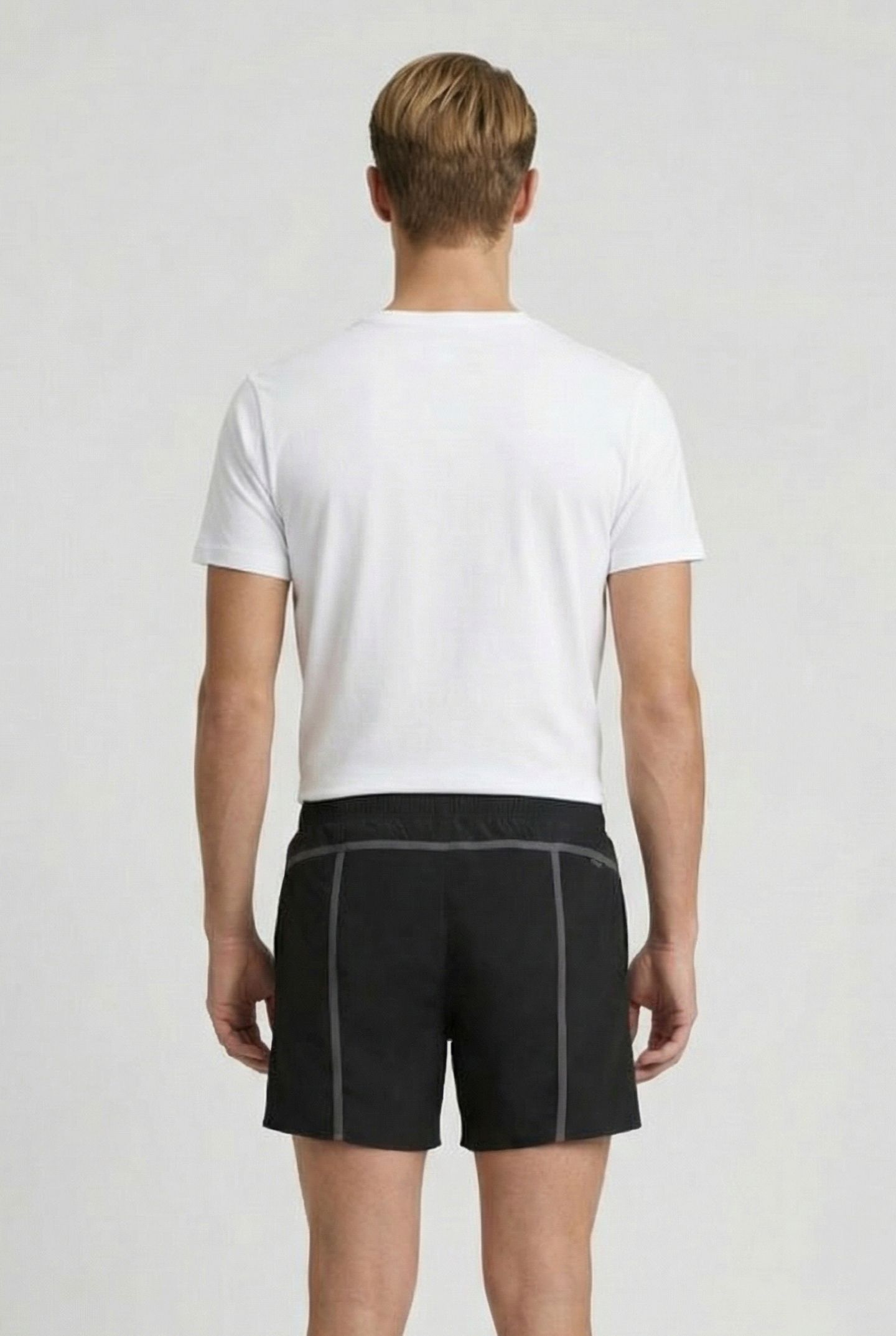 MEN'S ARENA PRO_FILE BEACH SHORT BLACK-ASPHALT-GOLD 2