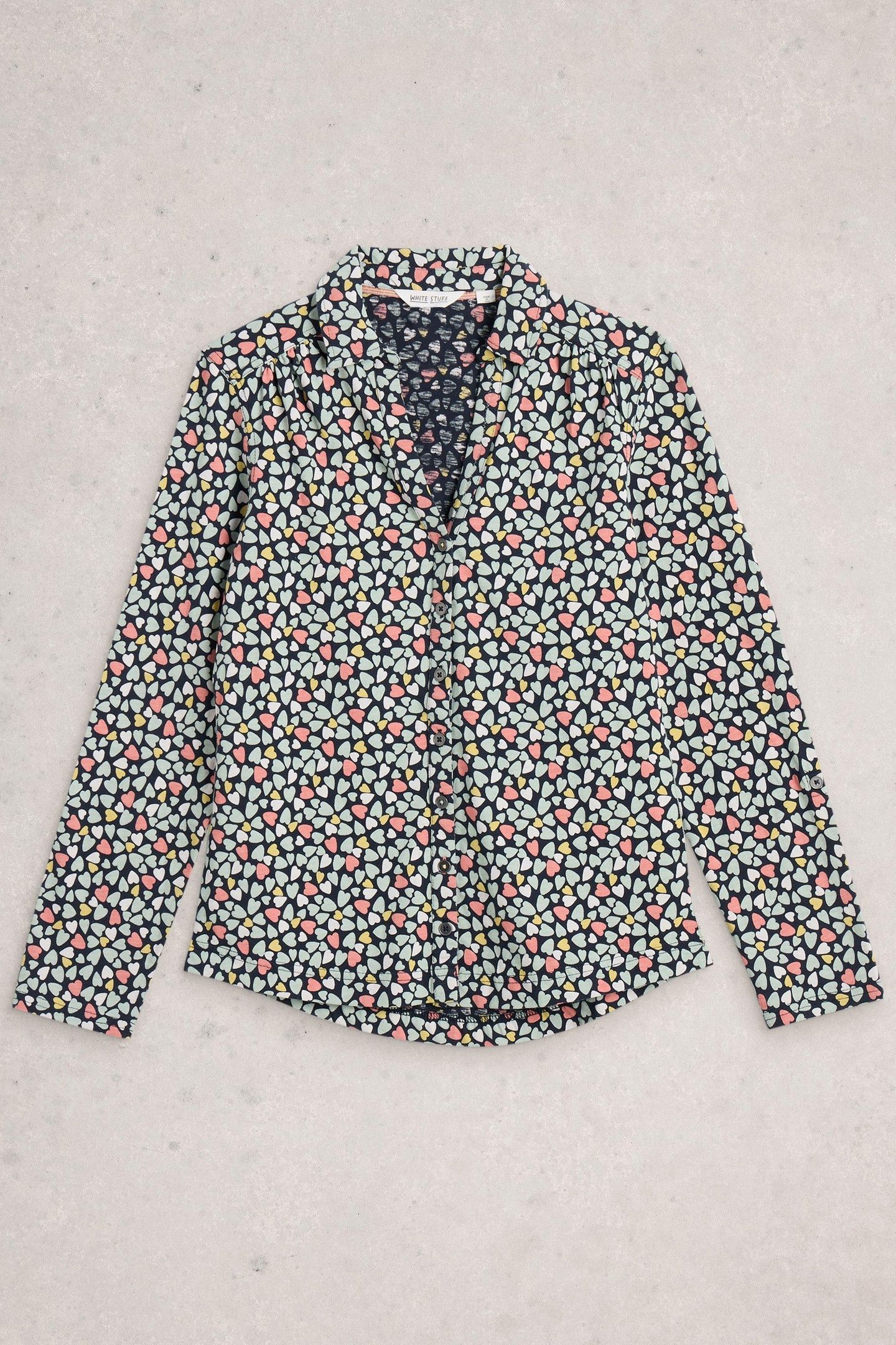 ANNIE JERSEY SHIRT BLUE MULTI 3