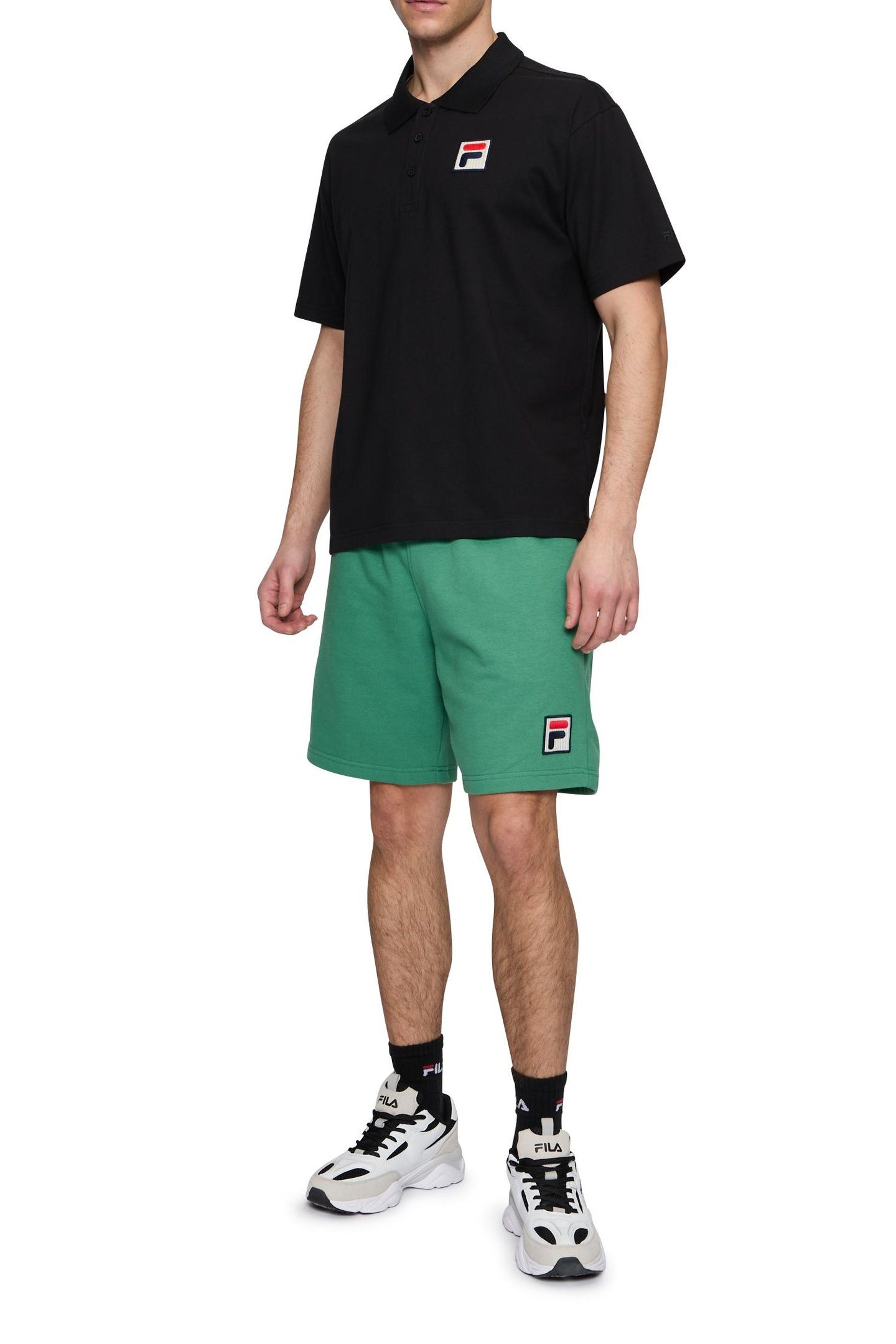 UNISEX BURFORD LOOSE POLO BLACK 2