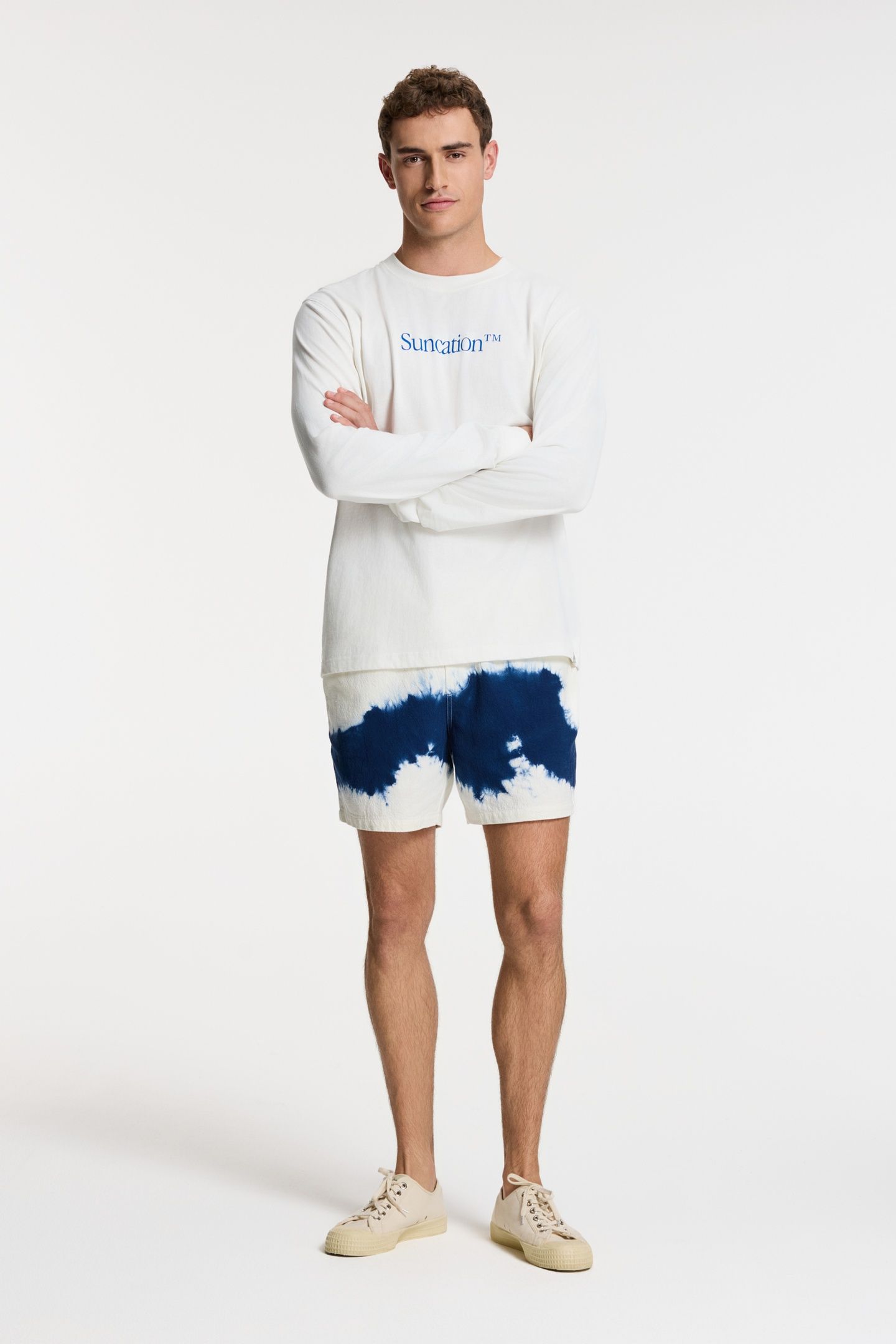 NOAH RELAXED LONGSLEEVE SUNCATION WHITE 3