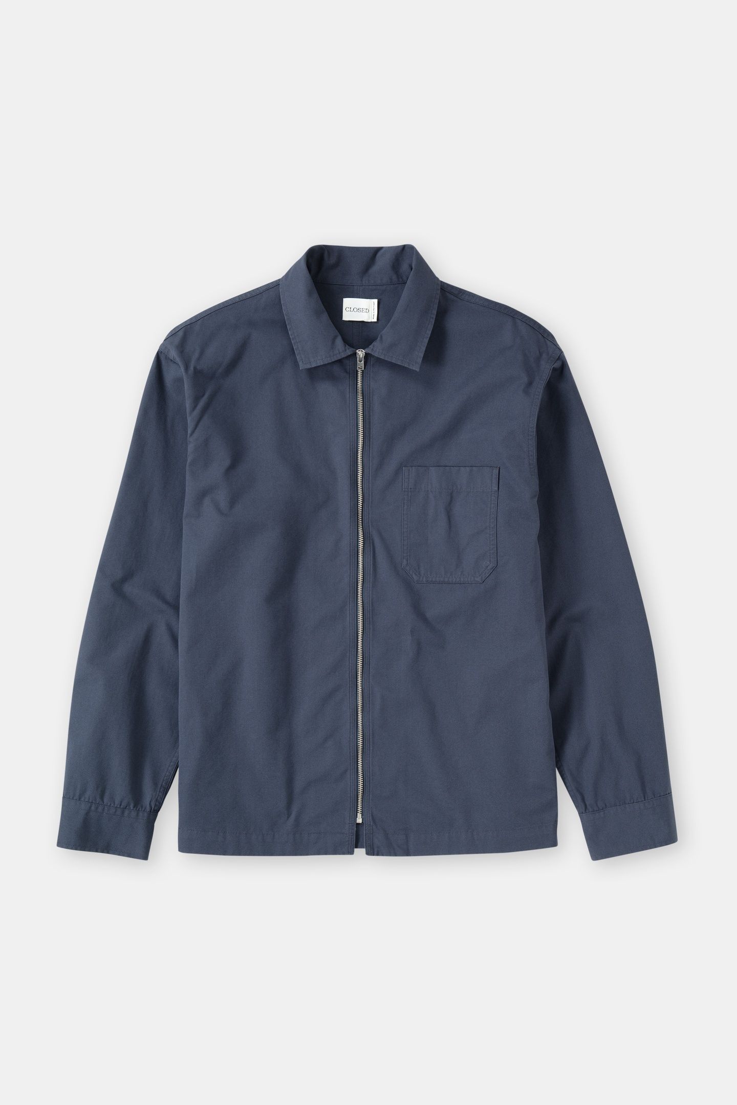 ZIPPED SHIRT SHIRTS & BLOUSES SMOKEY BLUE 4