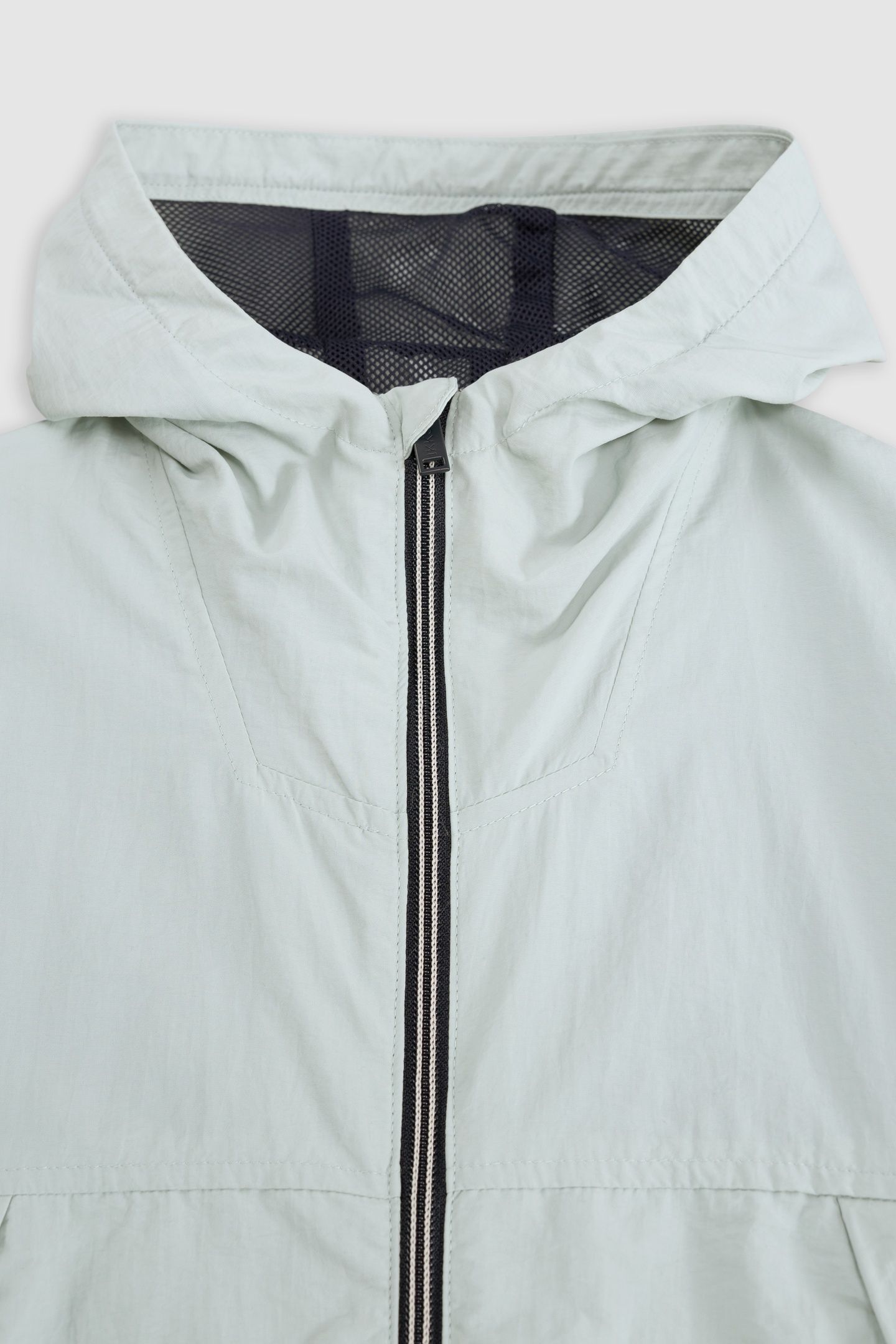WATER GREEN WINDBREAKER RECYCLED NYLON 4