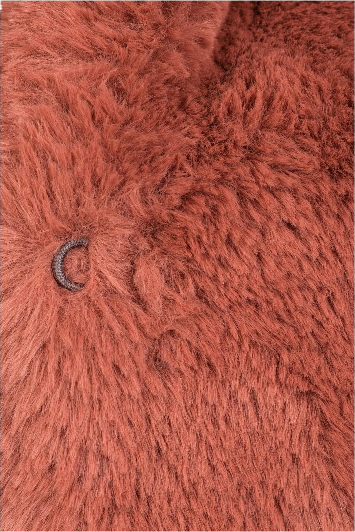 LADIES HOODED TEDDY COAT DARKROSE 11