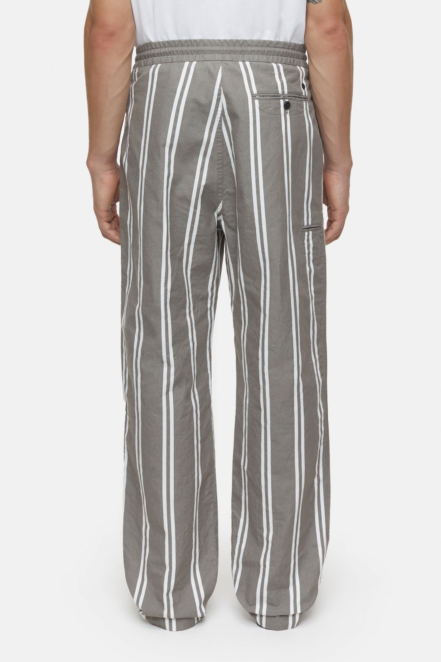 SAMSUN WIDE PANTS CHALK GREY 4