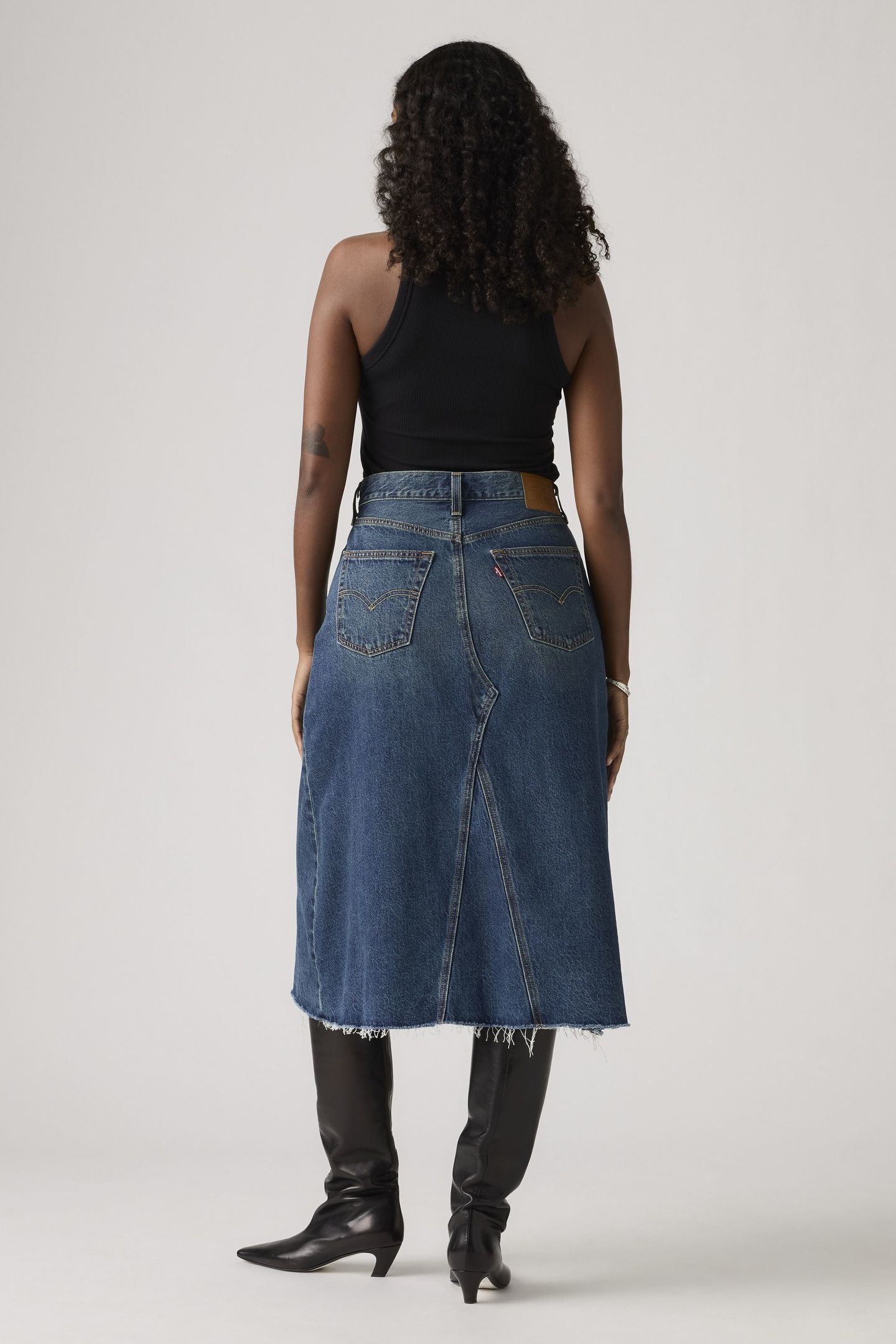 HR A LINE DECON SKIRT HINGED HEART 4