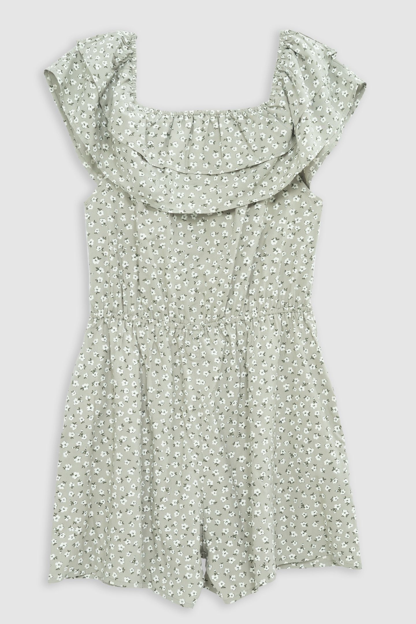 SUMMER GREEN FLORAL PRINT JUMPSUIT 2