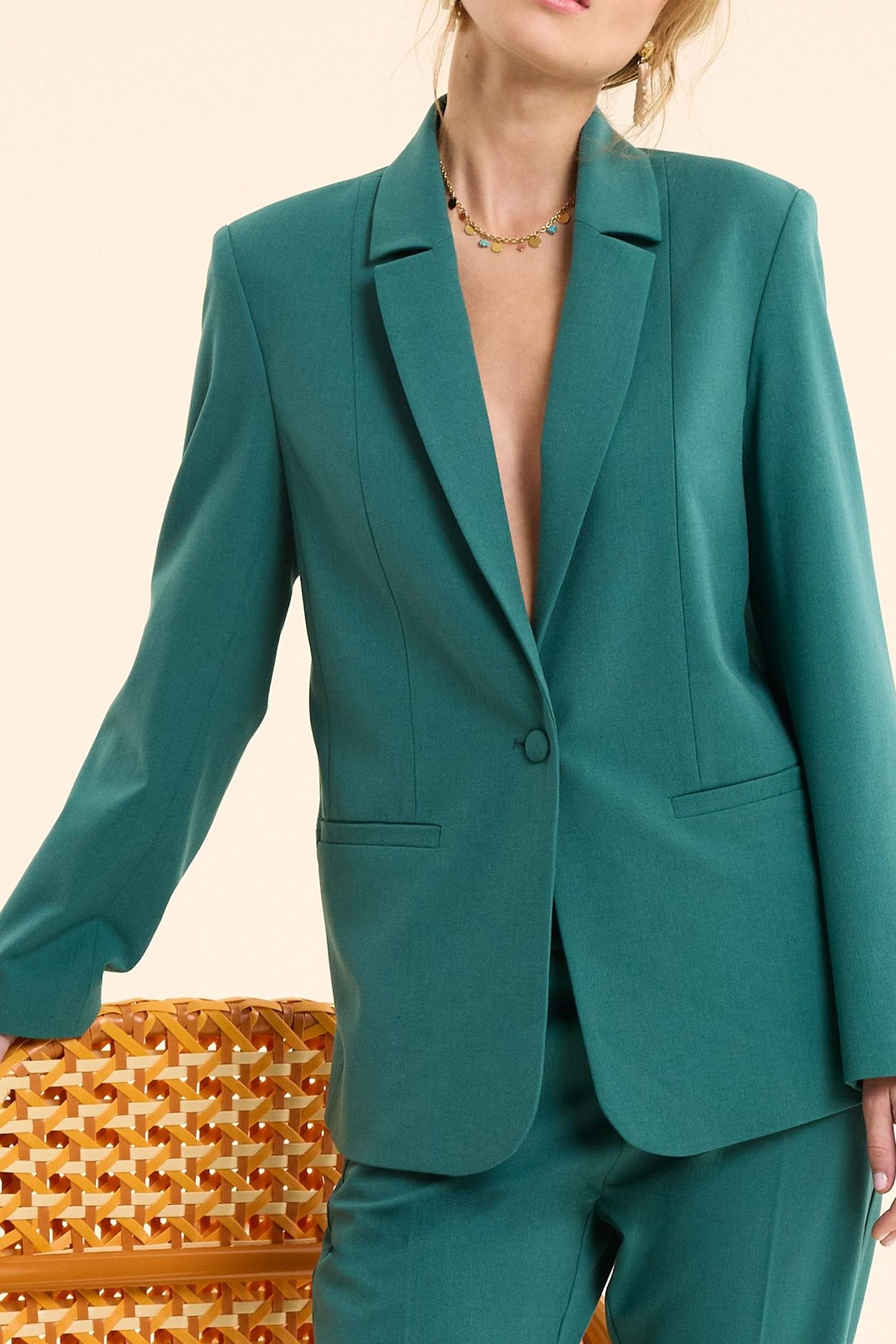 GREEN SUIT JACKET GREEN 8