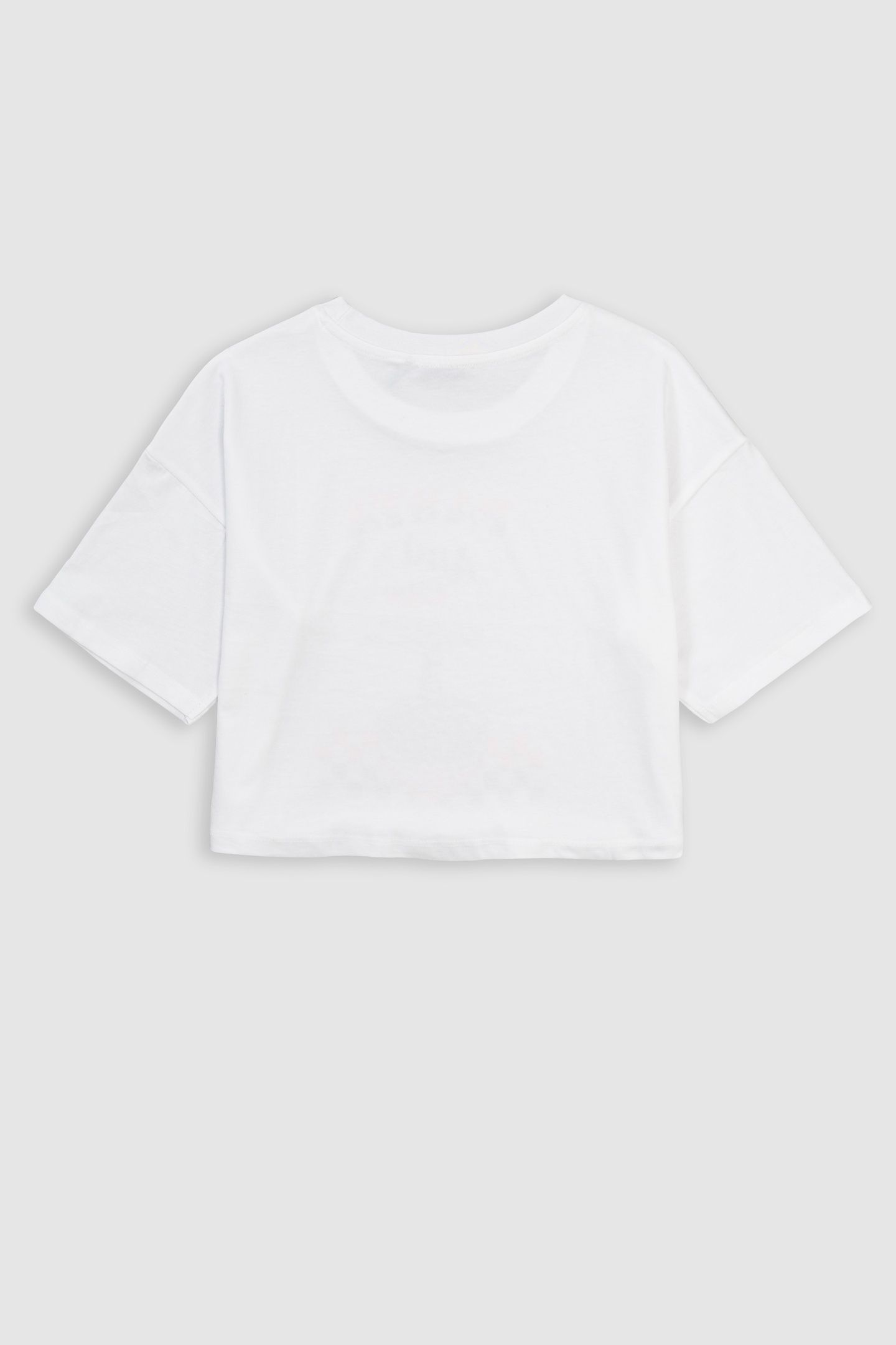 WHITE T-SHIRT ORGANIC COTTON VISUAL BOWL OF PASTA 2