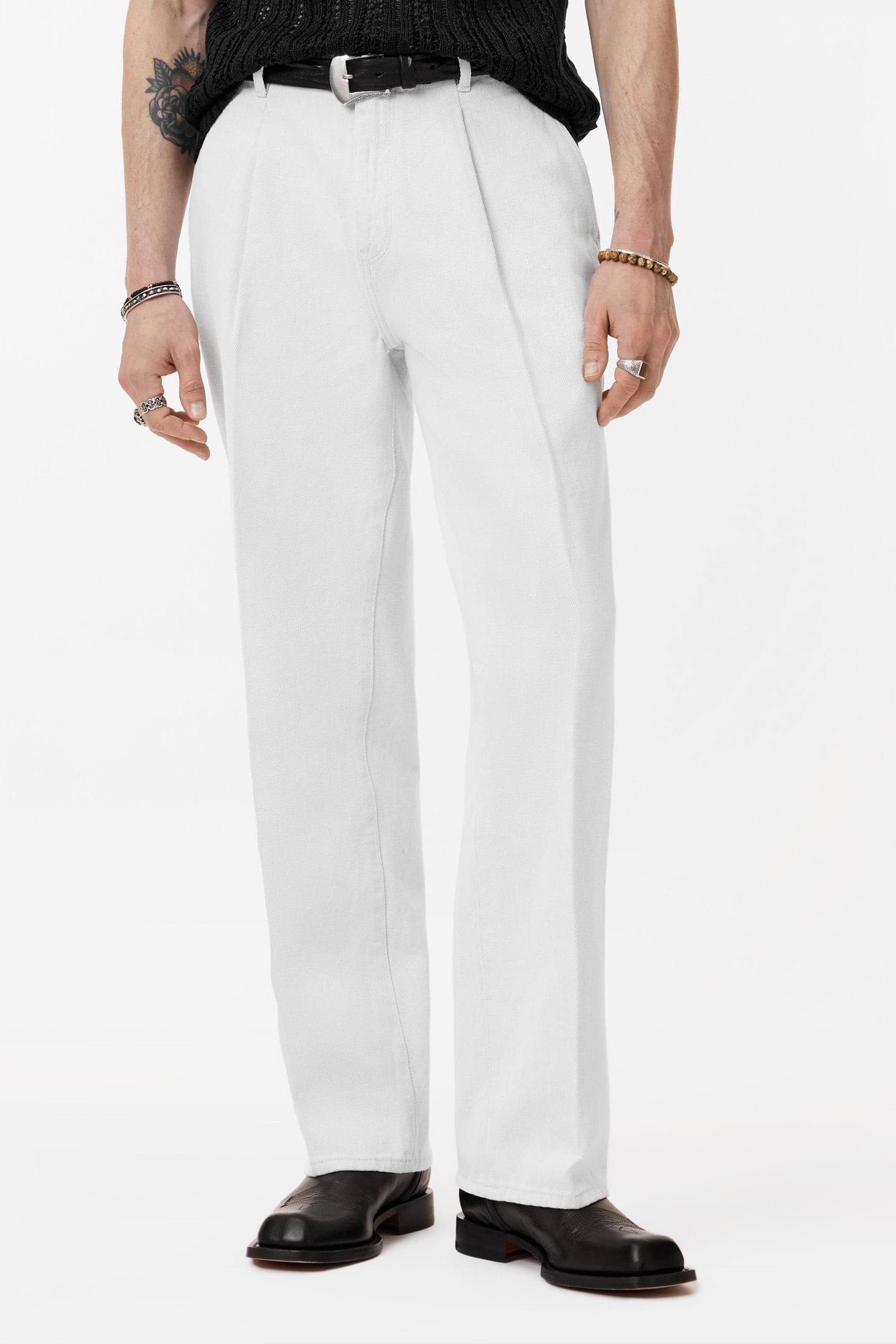ELY JEAN - RELAX JEAN WITH MOTOR CITY DE WHITE 1