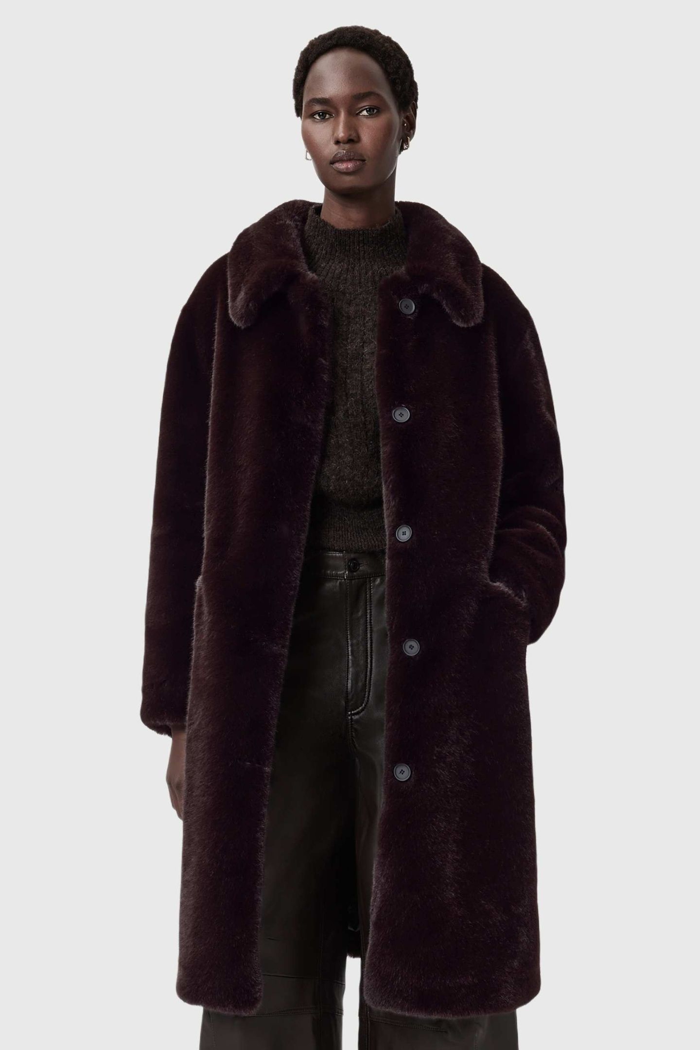 SORA COAT CHOCOLATE BROWN 1