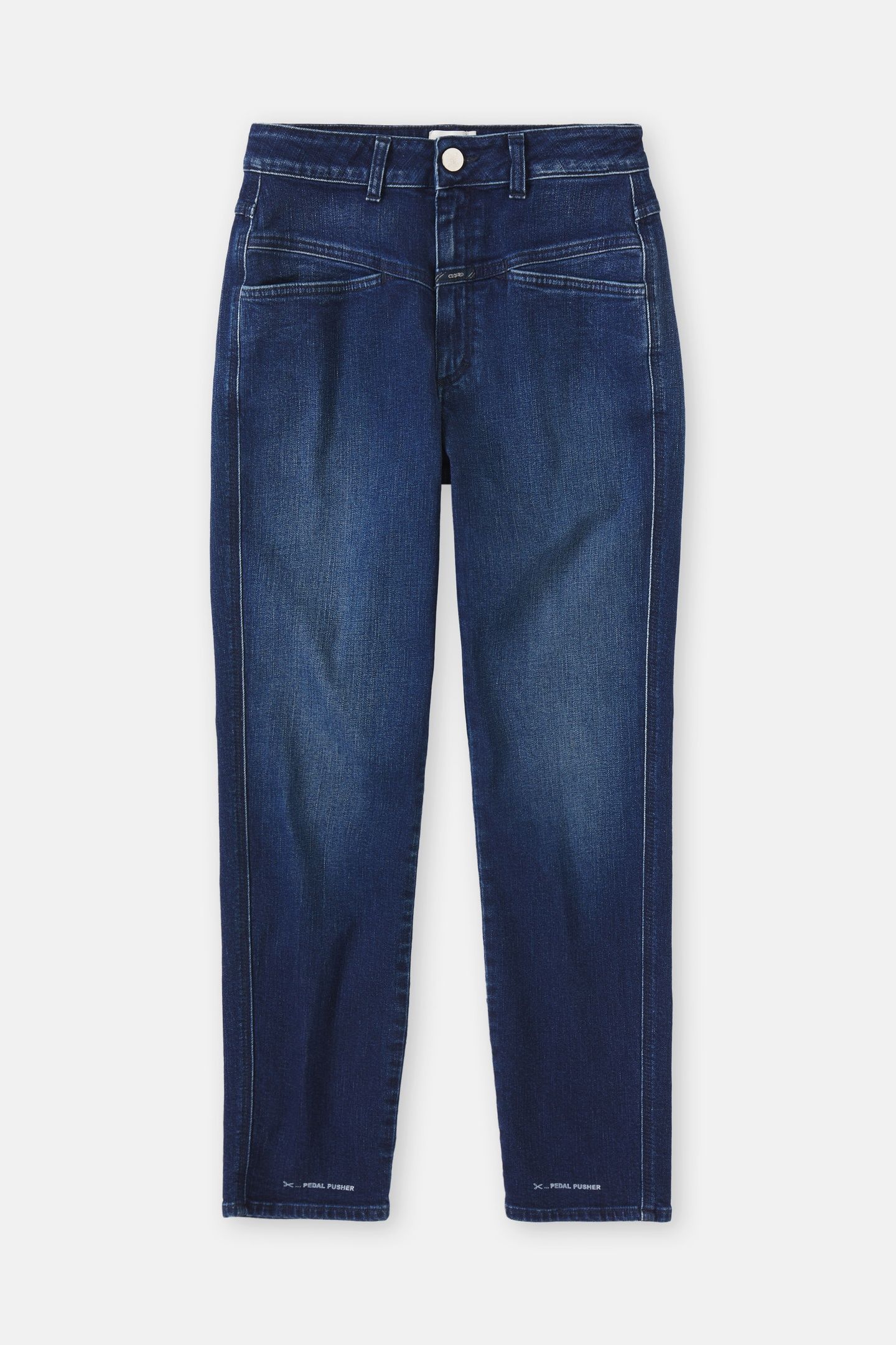PEDAL PUSHER JEANS DARK BLUE 6