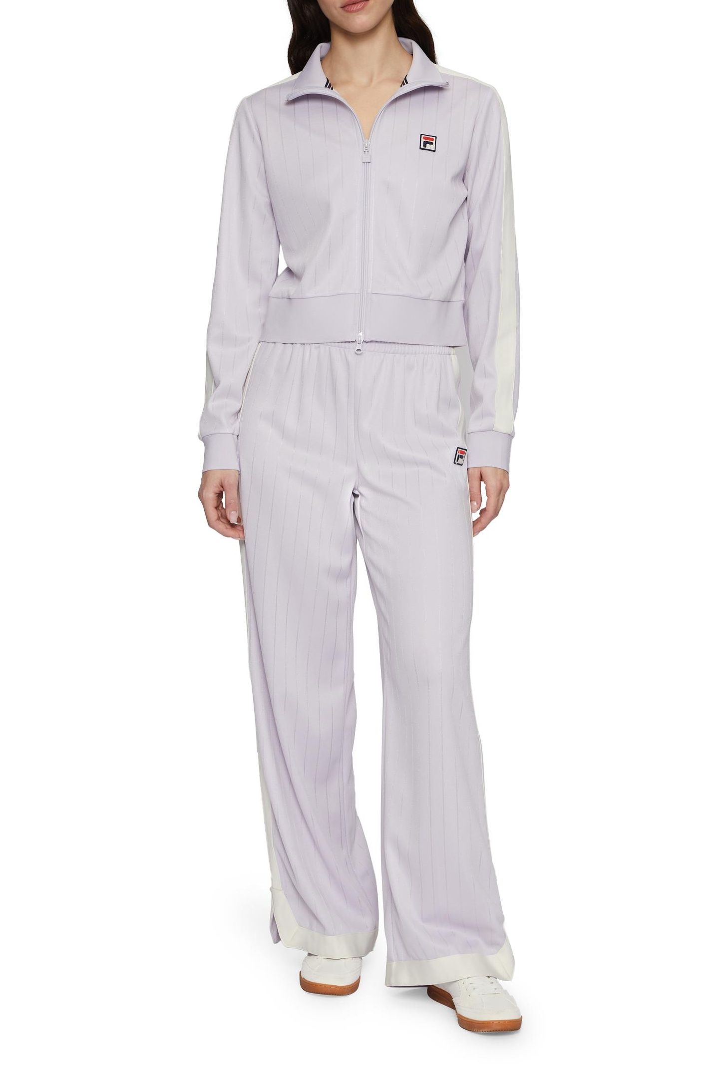 LORCE CROPPED TRACK JACKET THISTLE 2