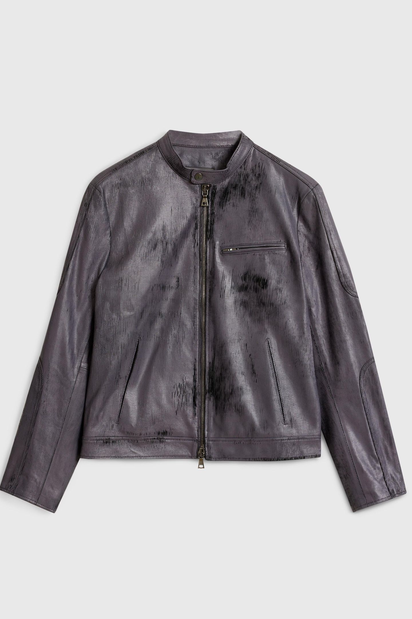 RACER JACKET WITH PANEL DETAILS DRY LAVENDER 2