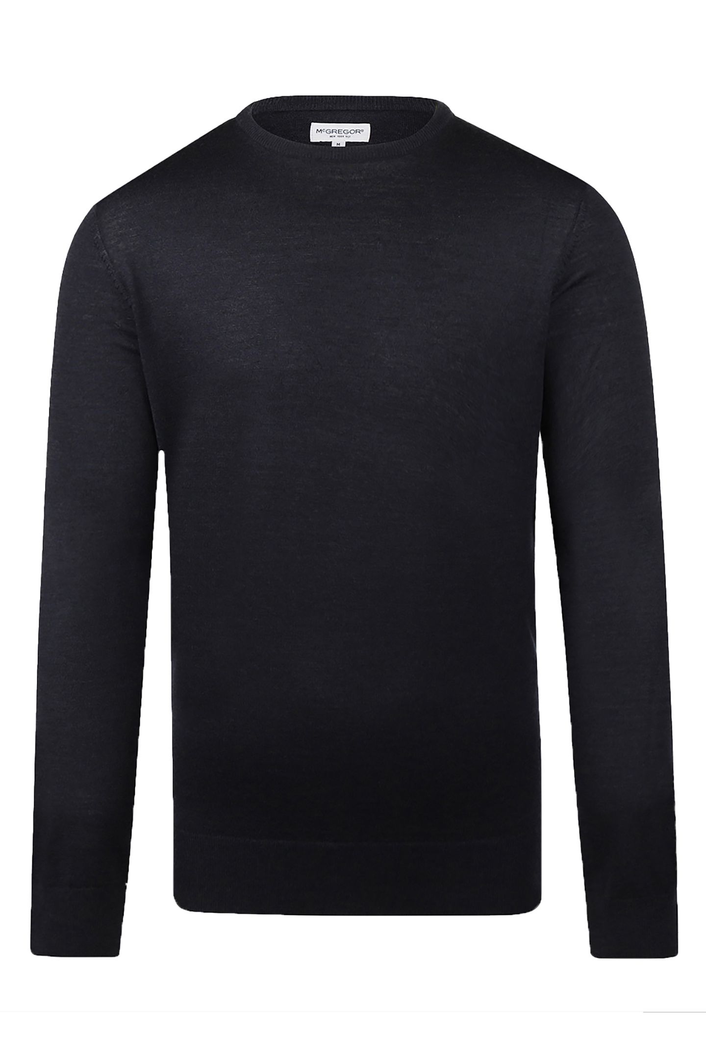 EXTRA FINE MERINO C-NECK SWEATER NAVY 1