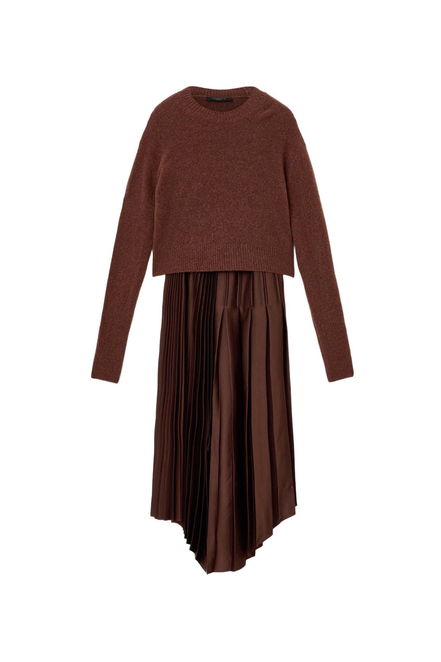 JAX DRESS CHESTNUT BROWN 5