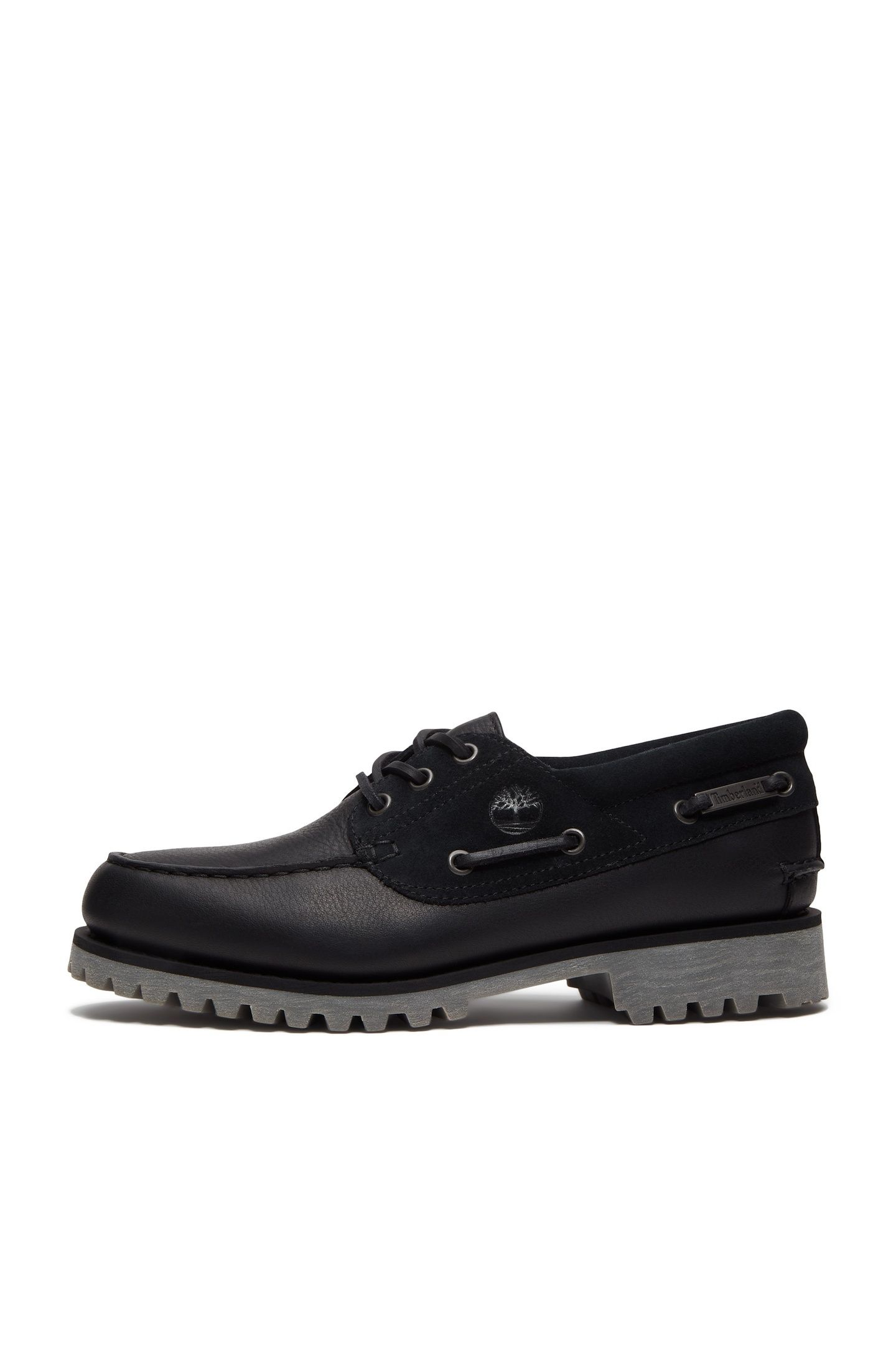 AUTHENTIC BOAT SHOE BLACK FULL GRAIN W BLACK 3