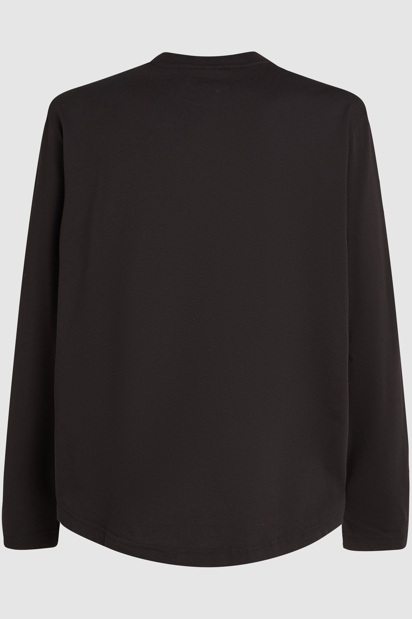 BLACK KLJ REG LS CURVED HEM TEE 2