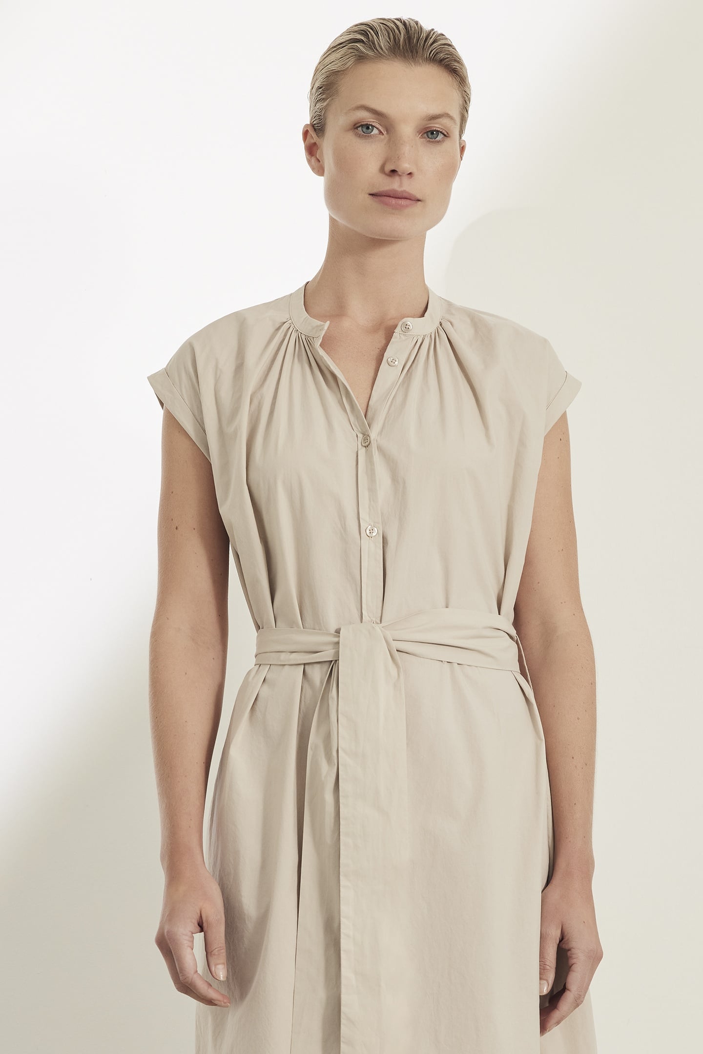 KARO DRESS SAND 1
