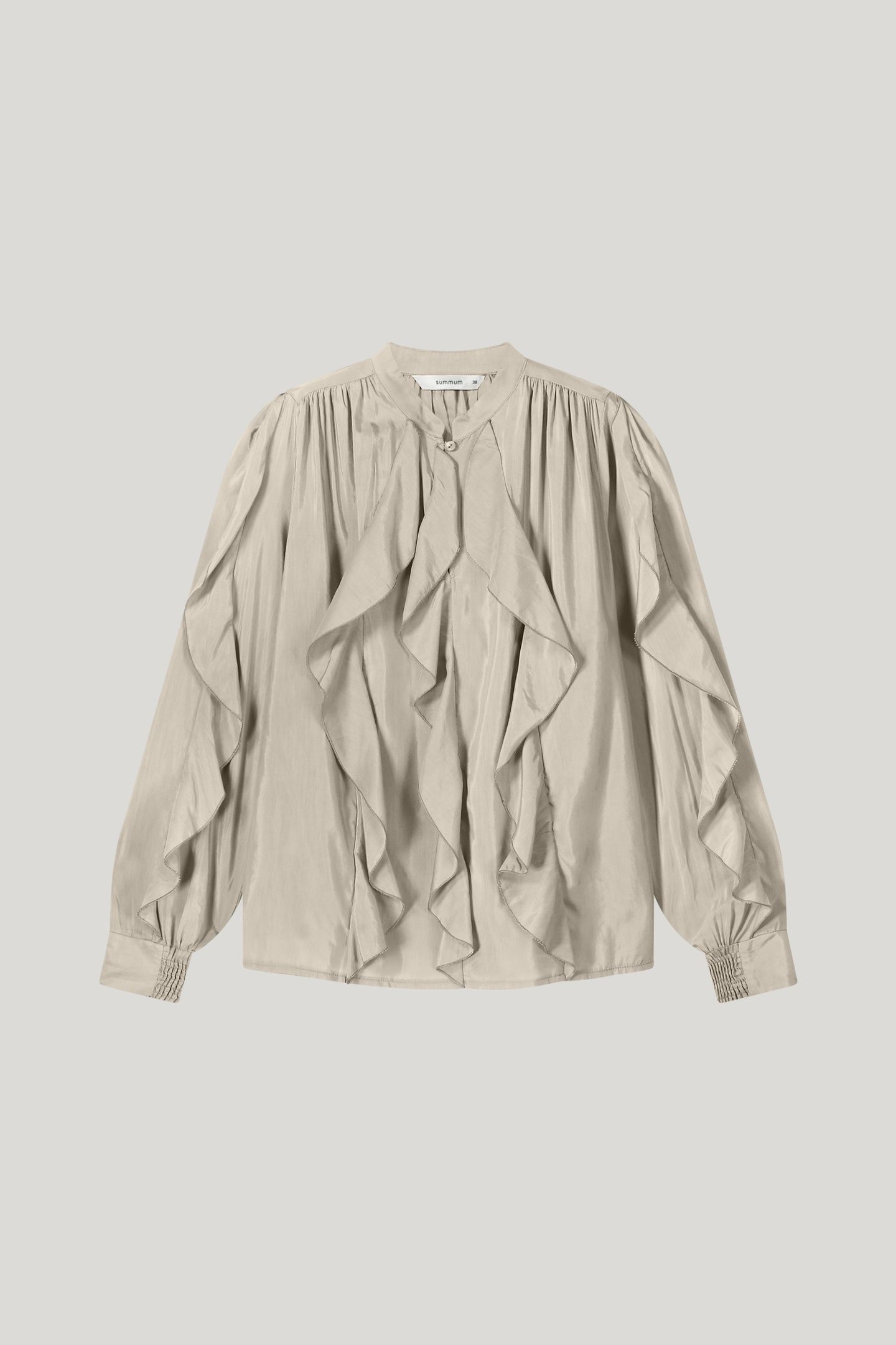 TOP COTTON VISCOSE PEBBLE BEIGE 3