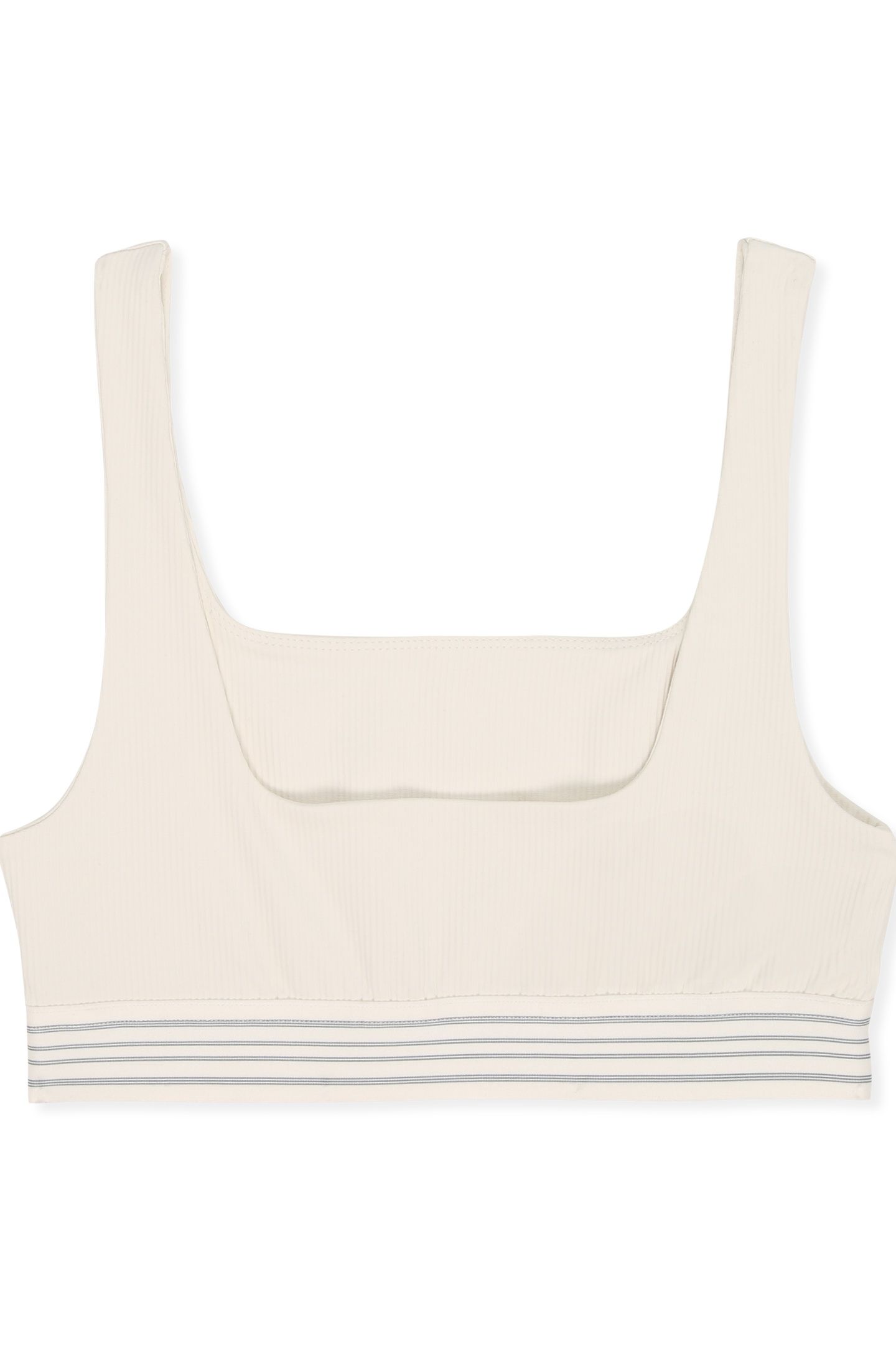 BELLAGIO RIBBED BRA TOP EGRET 4