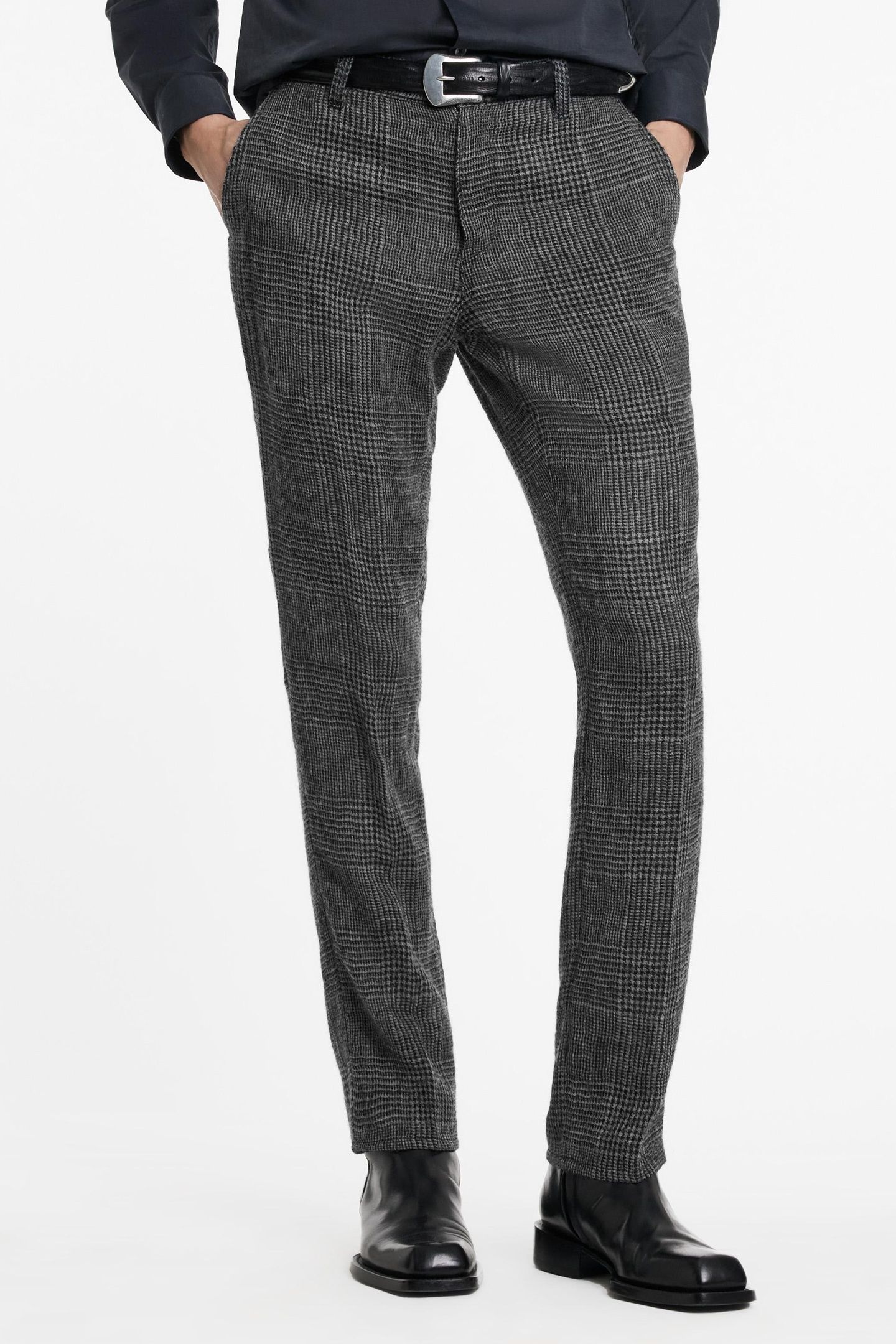 MOTOR CITY FIT - ZIP FLY LOW RISE SLIM F FLAT GREY 1