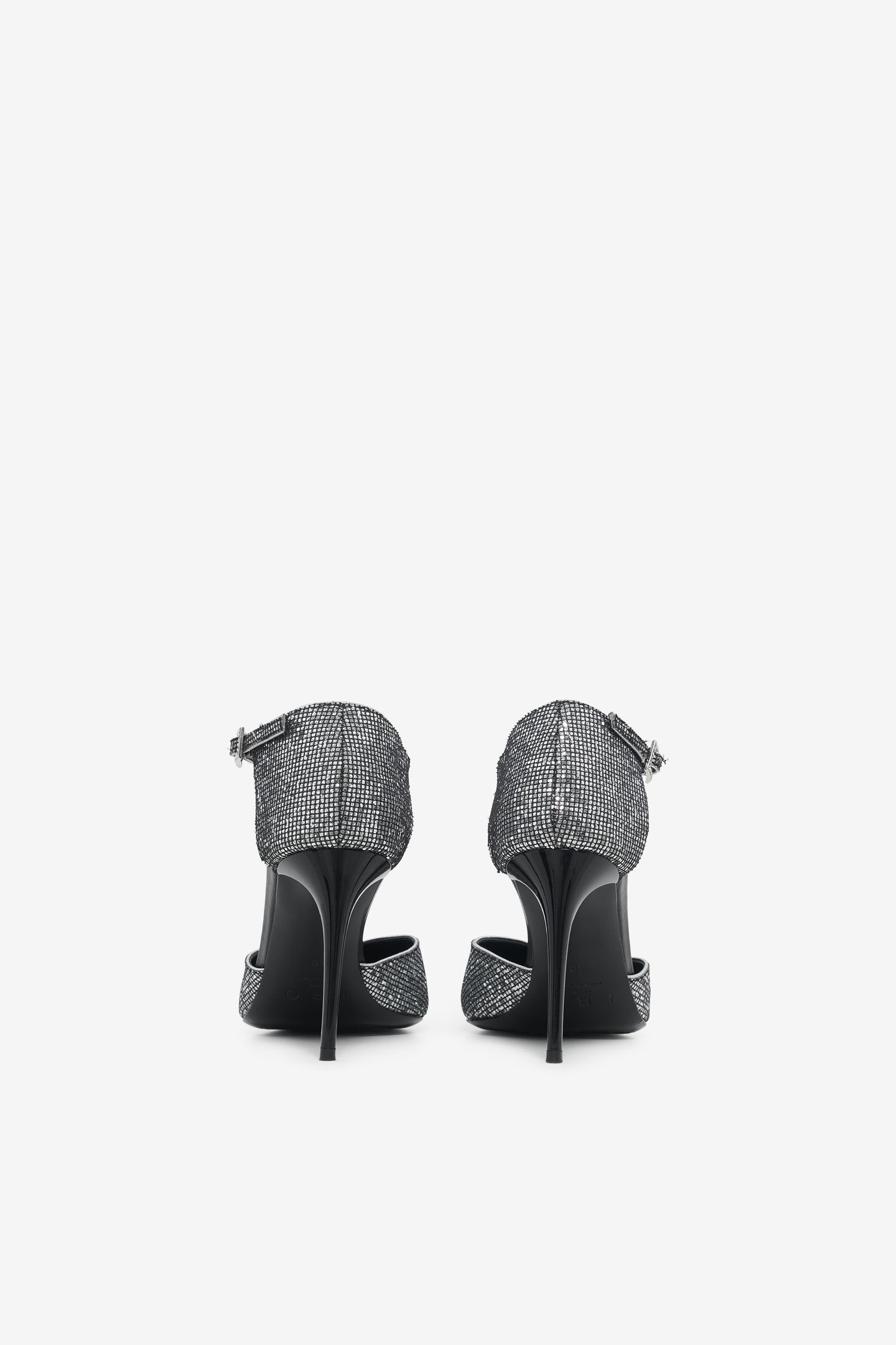 ZANIAH GLITTER PUMPS BLACK/SILVER 5