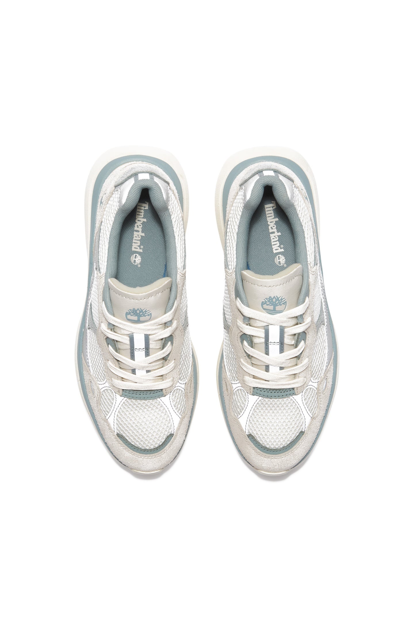 HAZEL LANE LOW LACE UP SNEAKER NATURAL MESH LIGHT BLUE 5