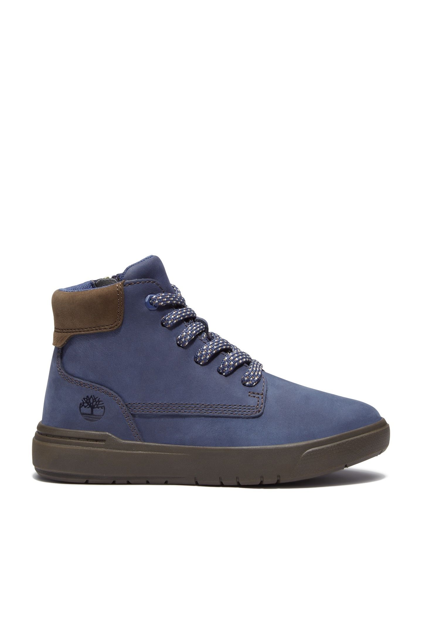 UNISEX SENECA BAY MID LACE UP WITH ZIP SNEAKER DARK BLUE NUB 1