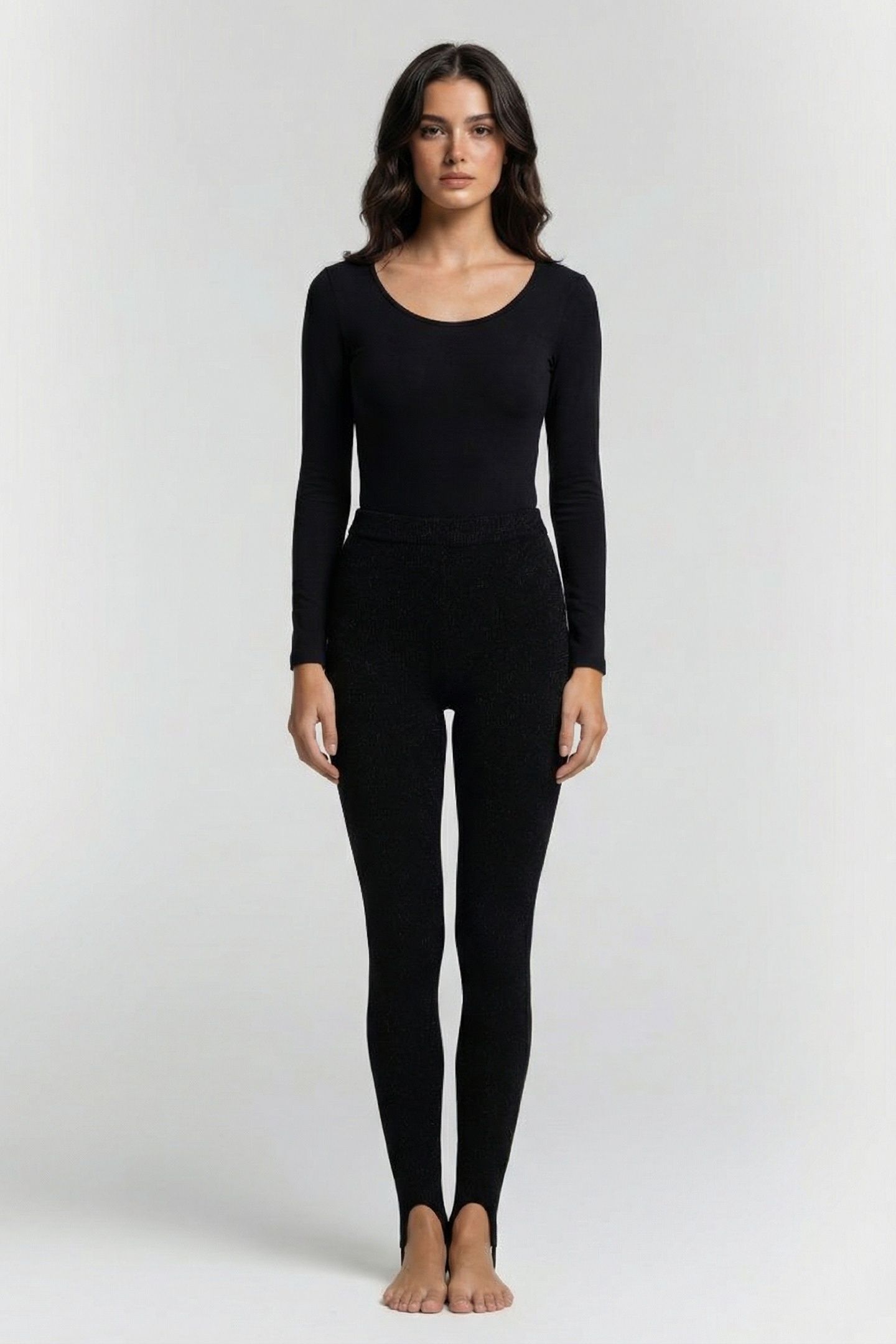 MAJIRI TROUSER BLACK/BLACK LUREX 1