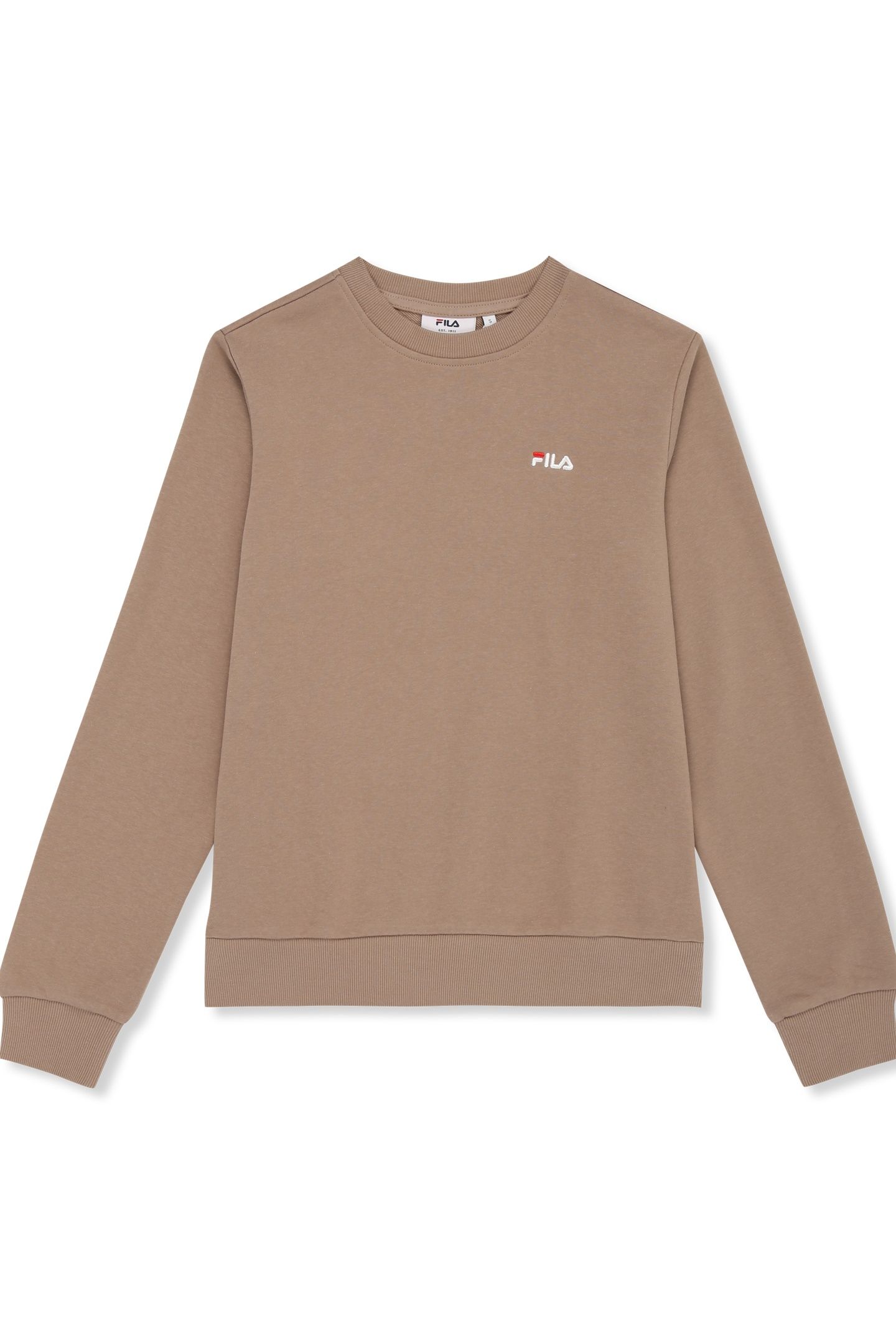 LIERNA REGULAR CREWNECK SWEATSHIRT TAUPE GRAY 5