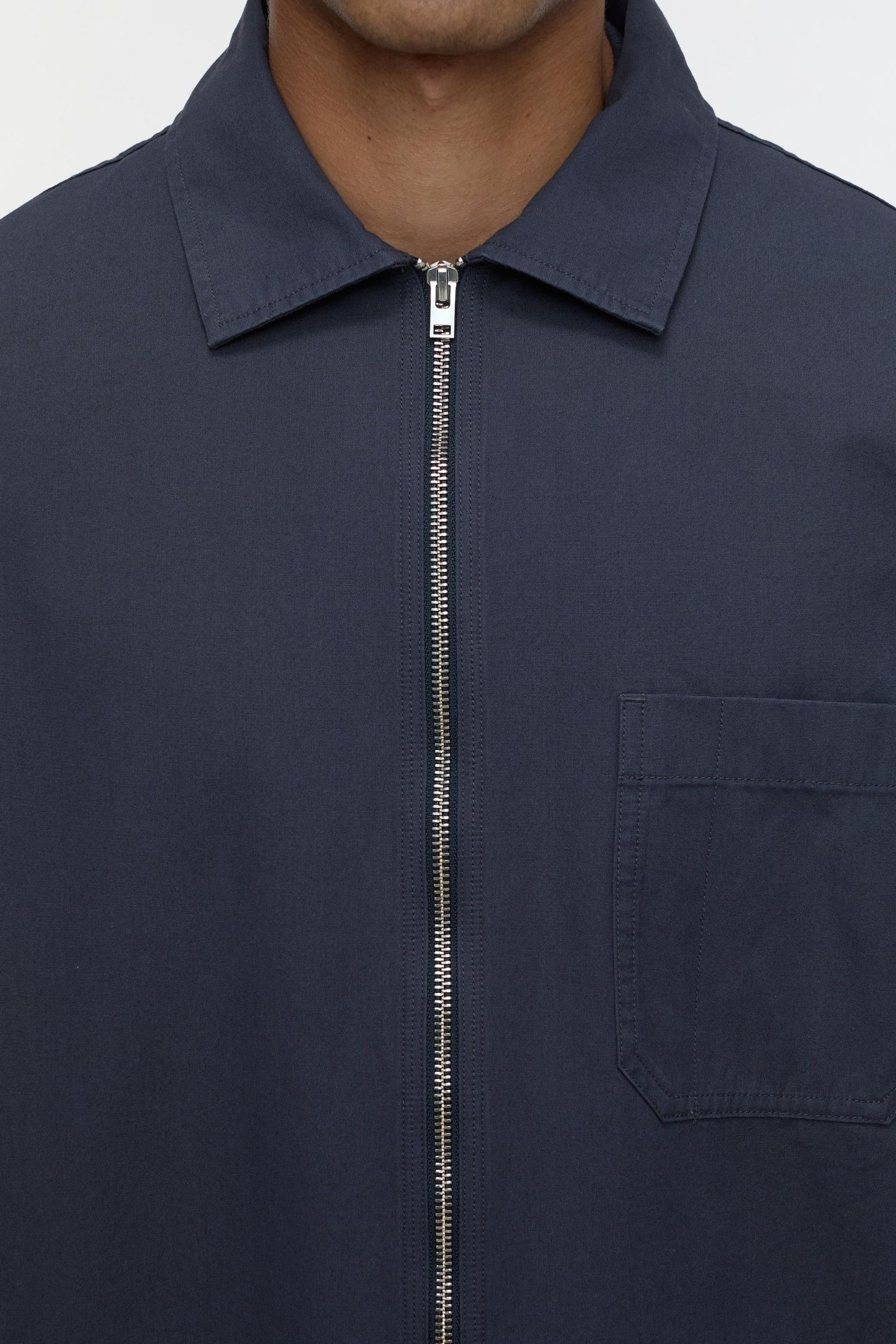 ZIPPED SHIRT SHIRTS & BLOUSES SMOKEY BLUE 5