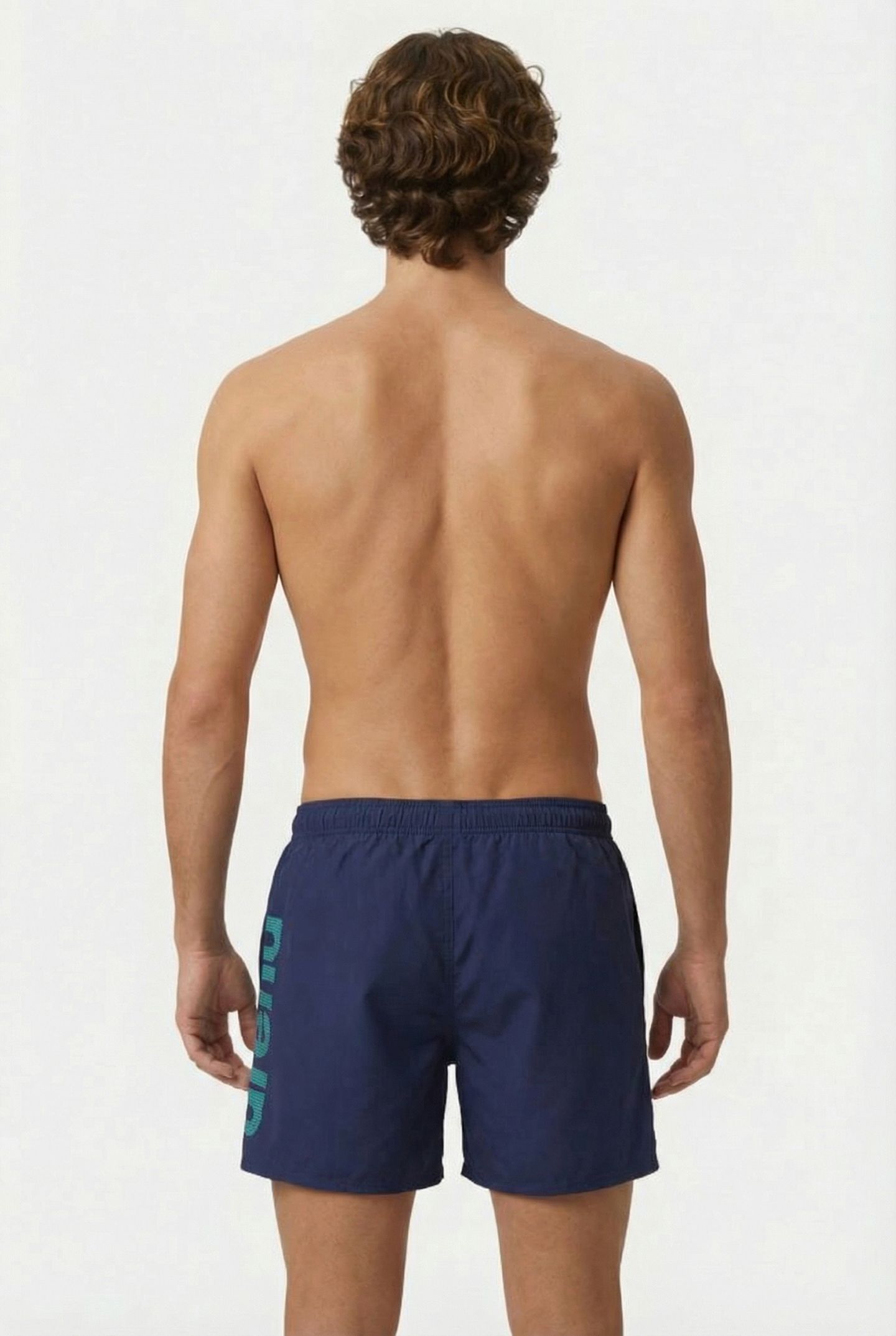 FUNDAMENTALS ARENA LOGO BOXER R NAVY-TURQUOISE 2