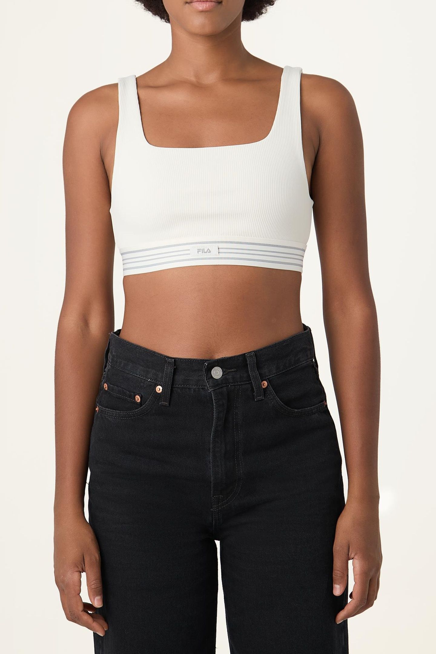 BELLAGIO RIBBED BRA TOP EGRET 1