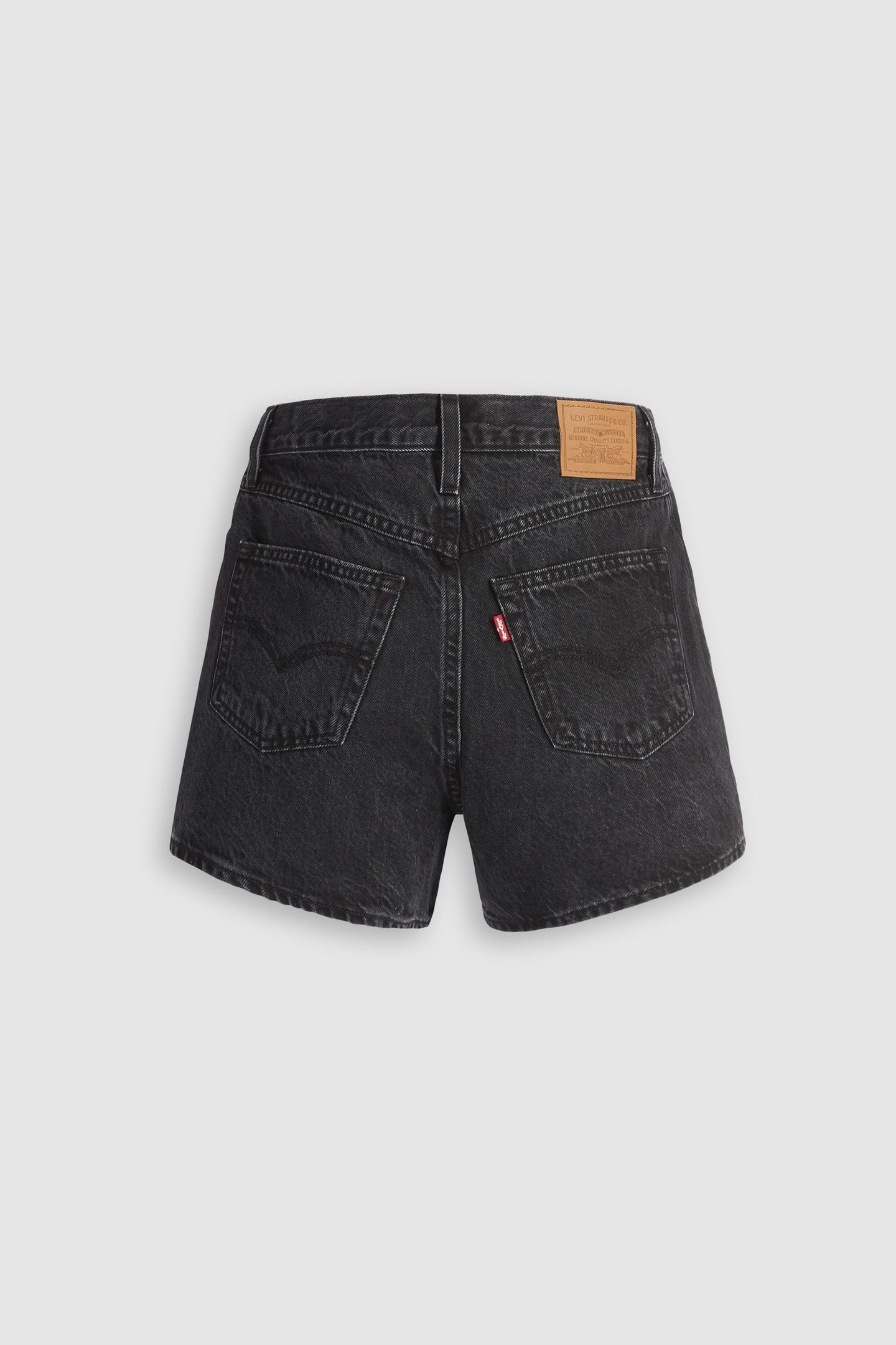 80S MOM SHORT BLACK STONEWASH 8