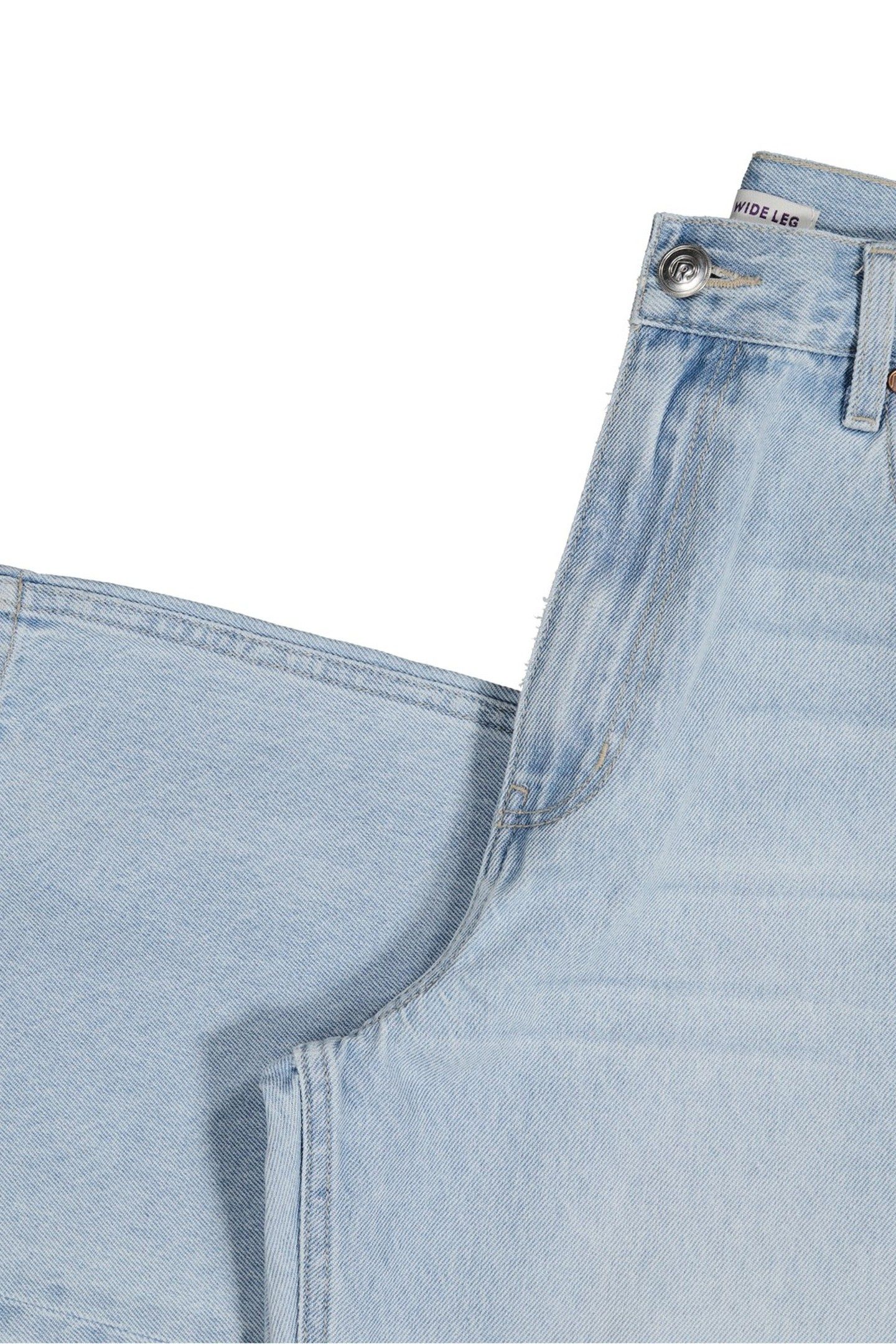 OASIS DENIM WIDE LEG JEANS LIGHT BLUE STONE 6